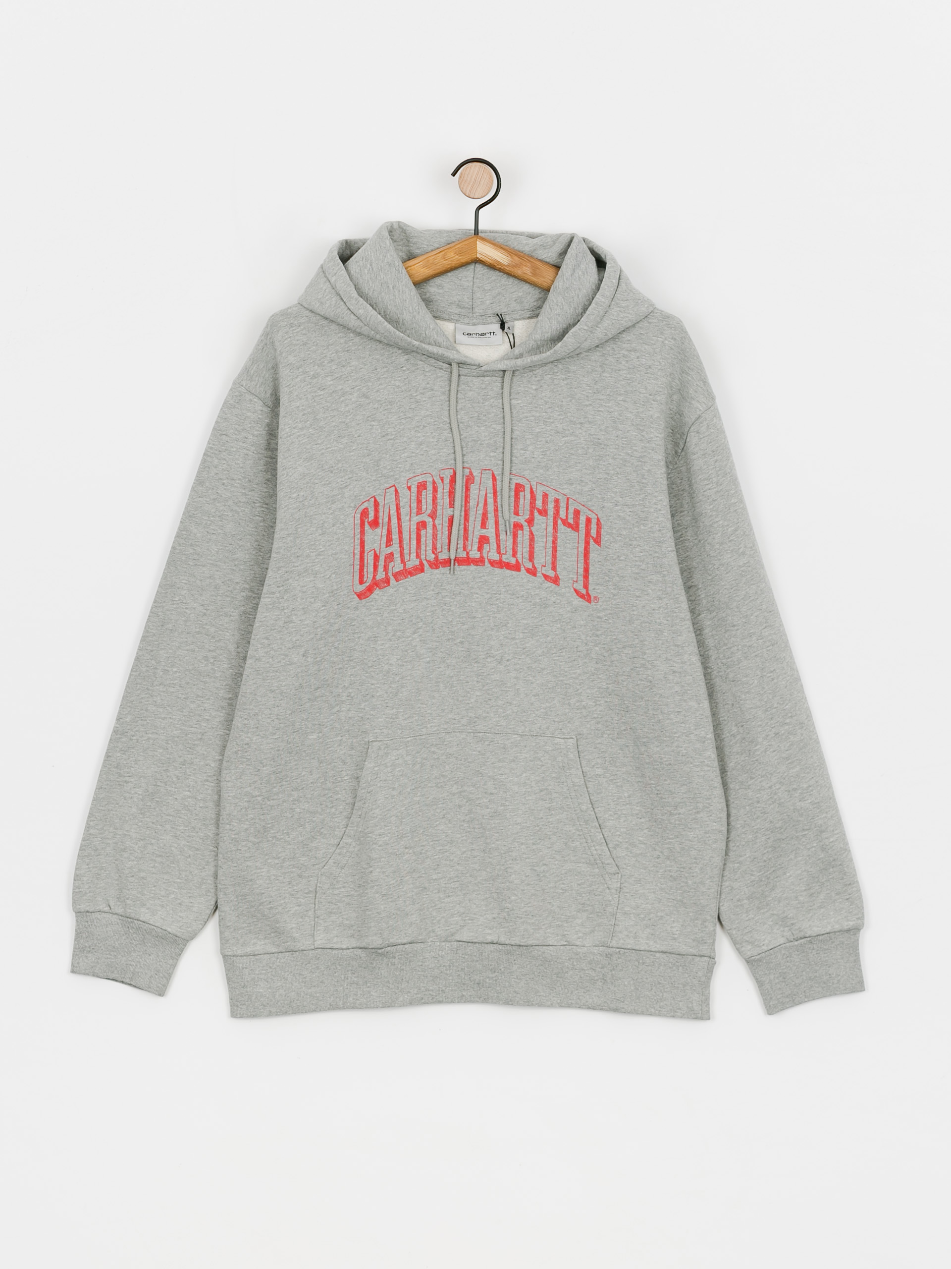 Bluza z kapturem Carhartt WIP Scrawl HD (grey heather/rocket)