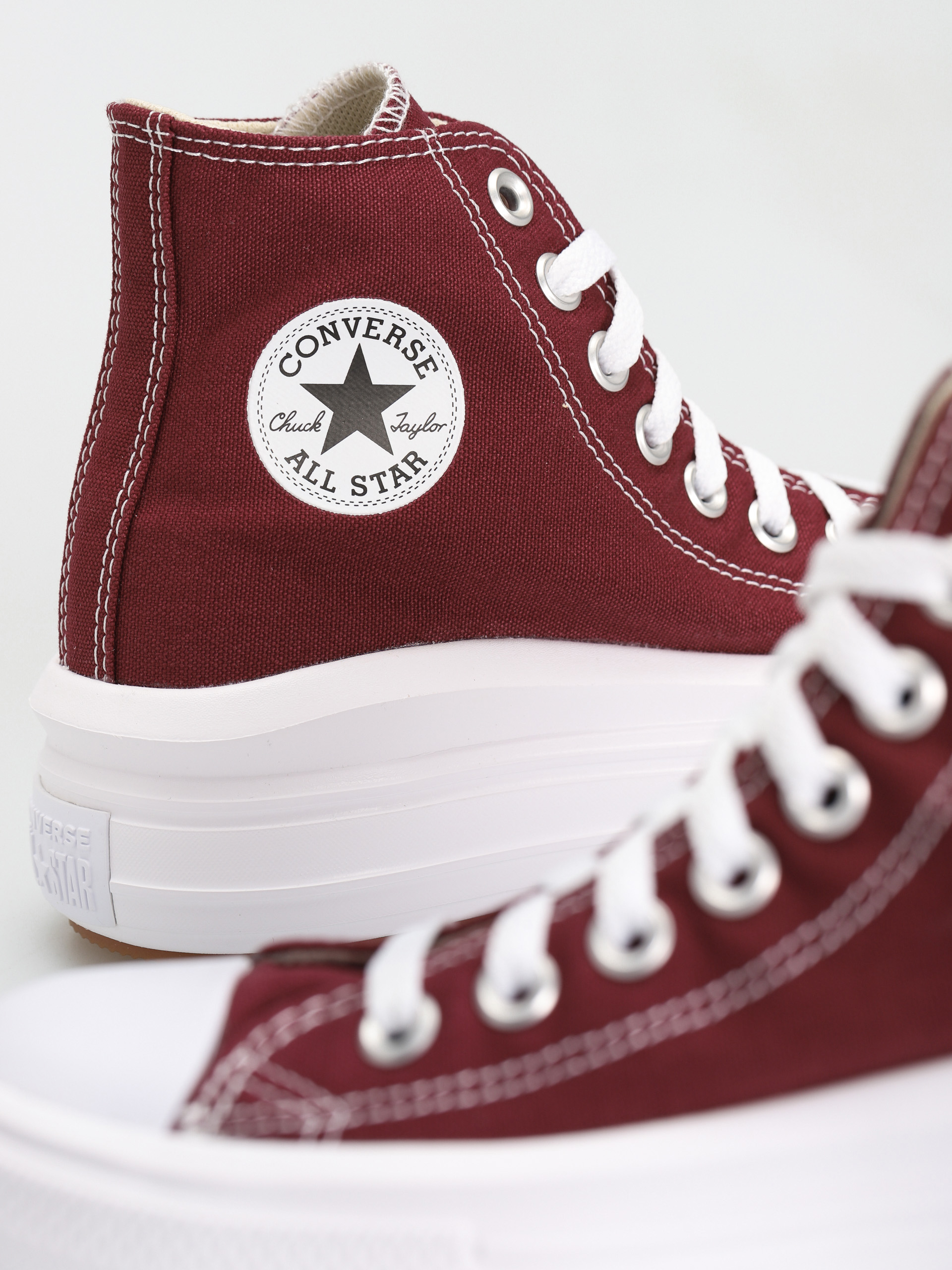 Buty Converse Chuck Taylor All Star Move Hi Wmn (dark beetroot/white/white)