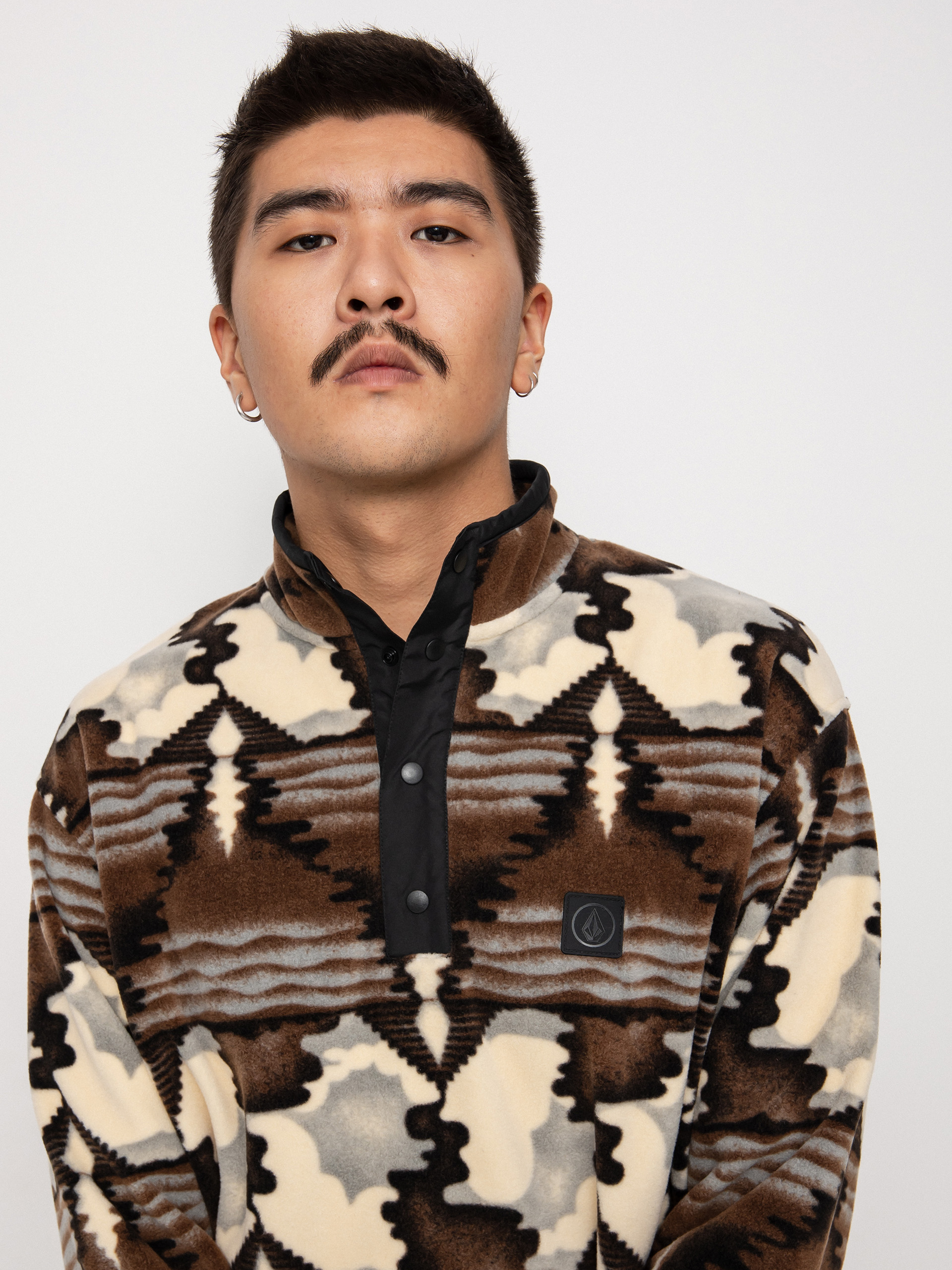 Bluza Volcom Error92 Mock Neck (whitecap grey)