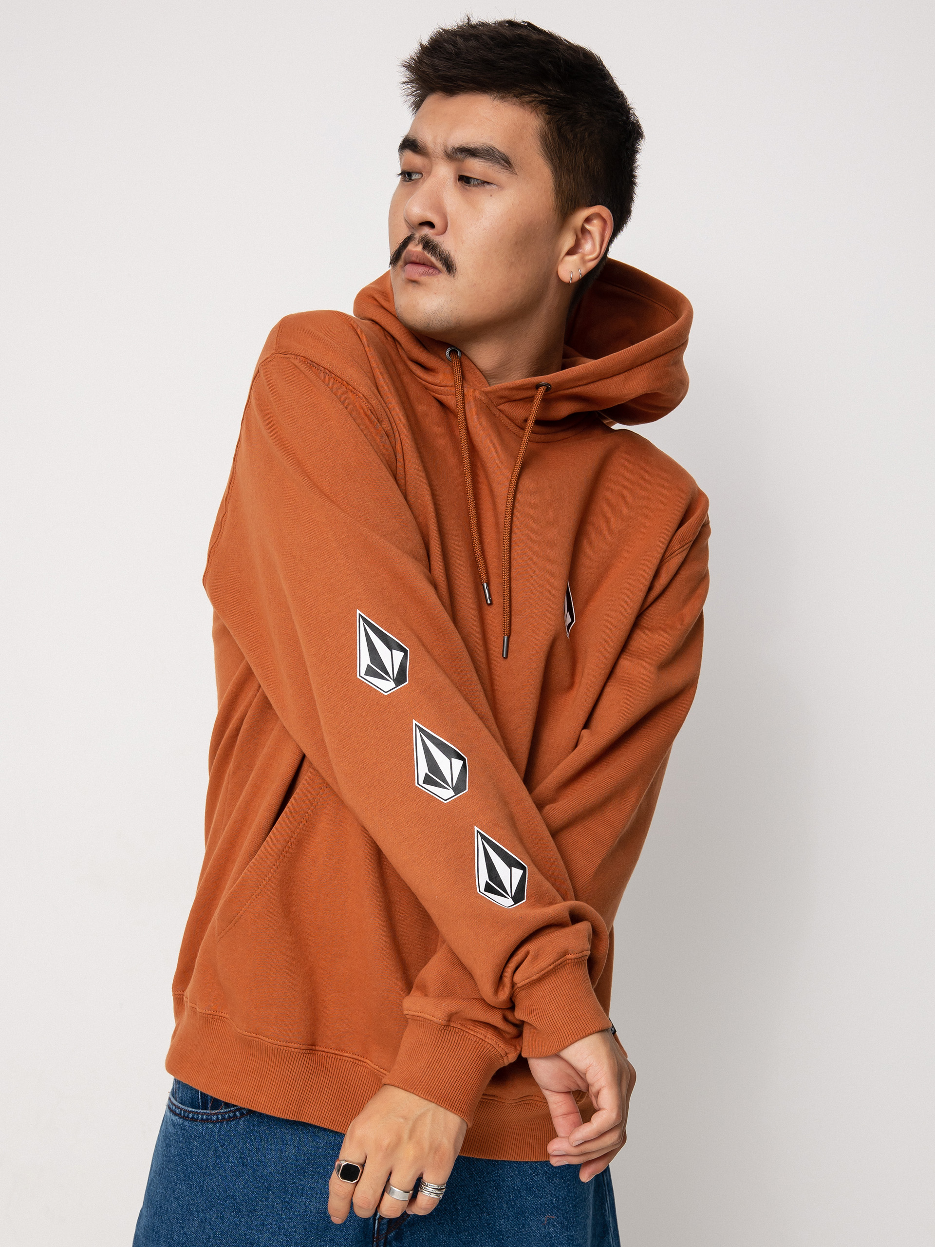 Bluza z kapturem Volcom Iconic Stone HD (mocha)