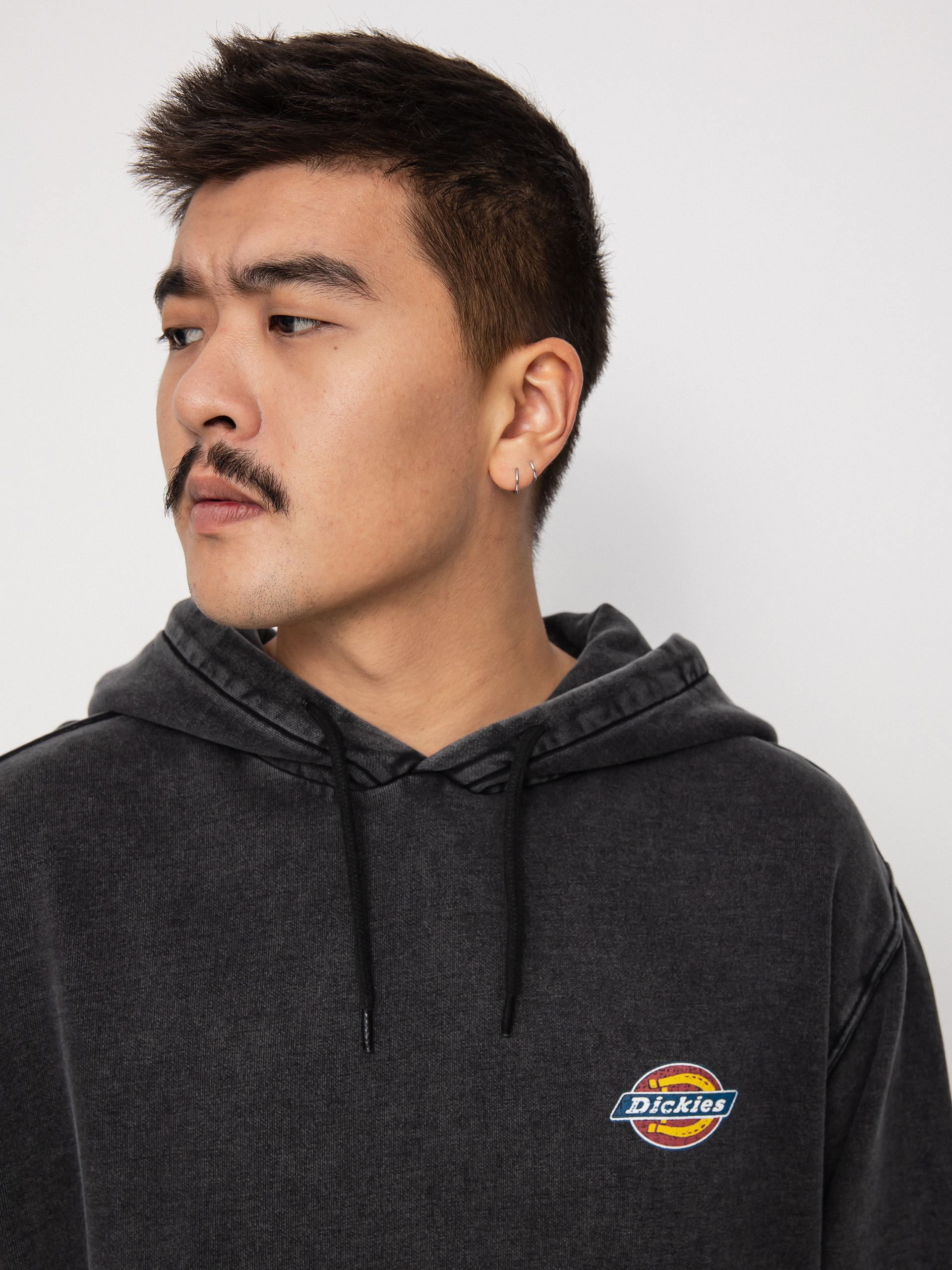 Bluza z kapturem Dickies Icon Washed HD (black)