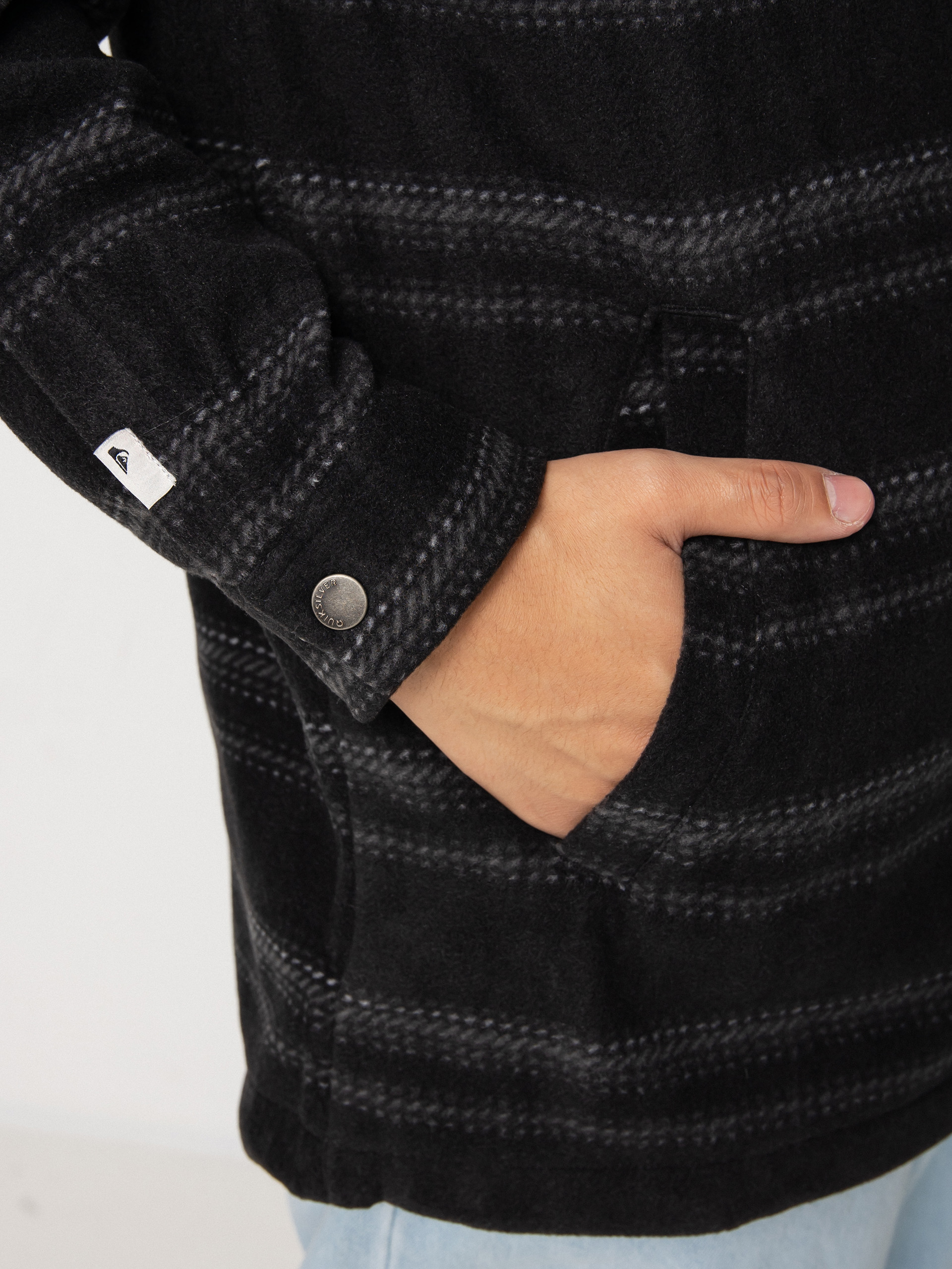 Kurtka Quiksilver Super Swell (black super stripe)