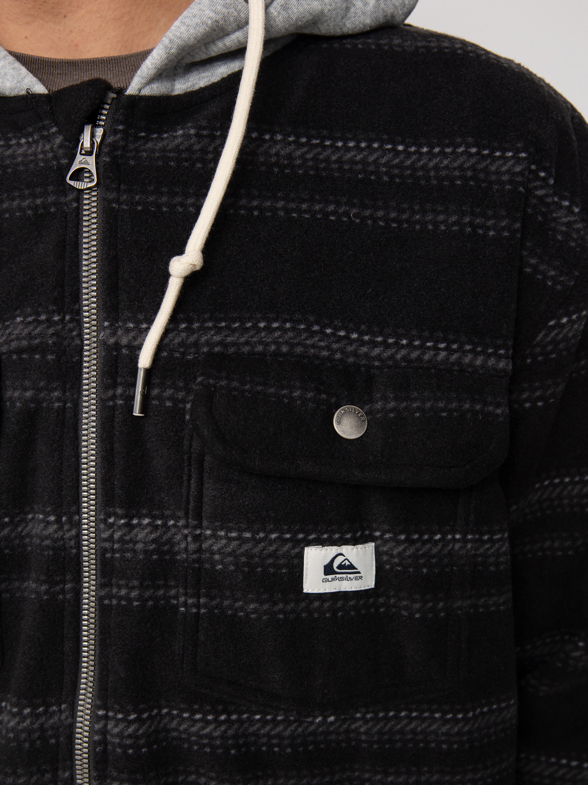 Kurtka Quiksilver Super Swell (black super stripe)
