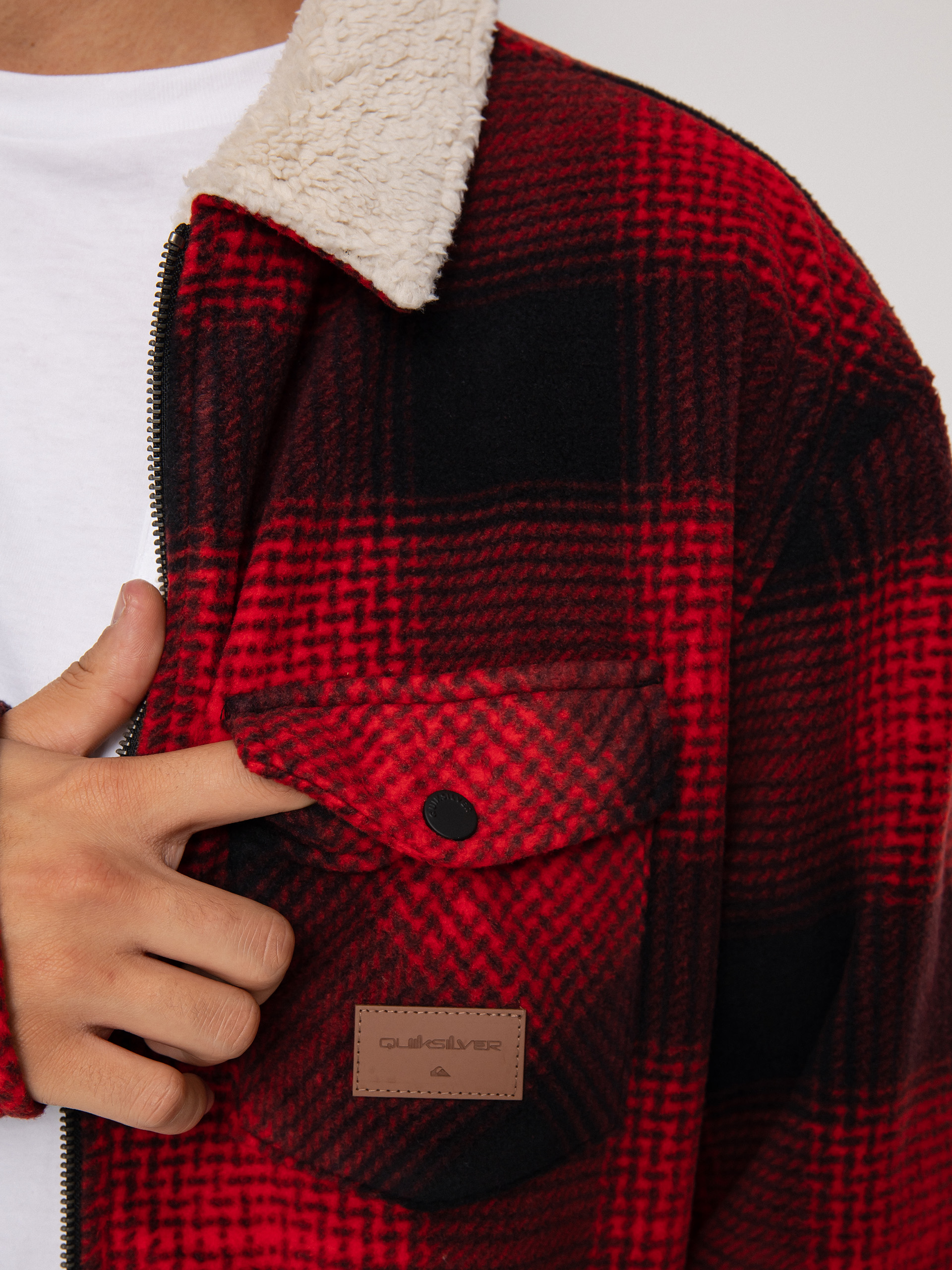 Kurtka Quiksilver Deck (rococo deck plaid)