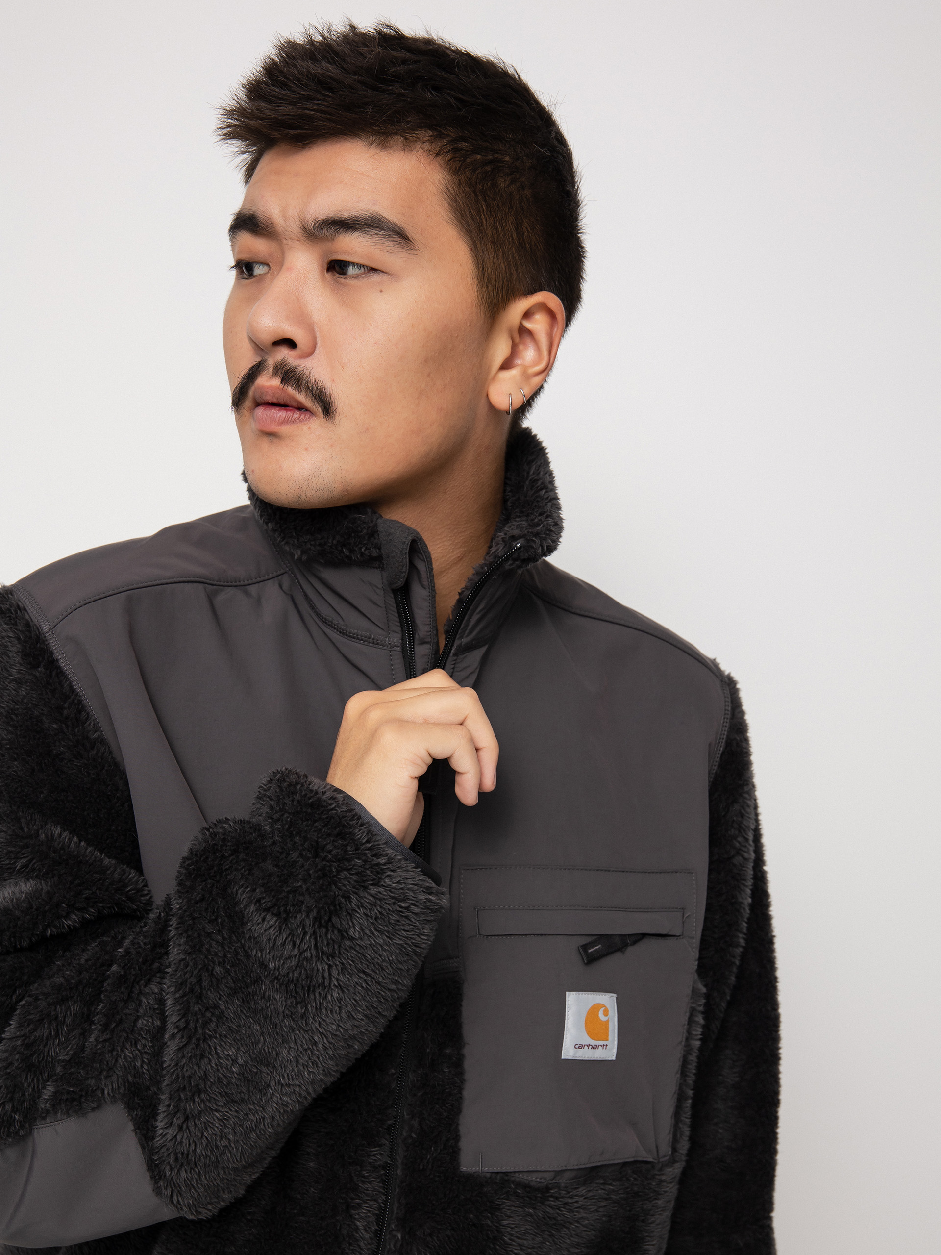 Męski Polar Carhartt WIP Jackson Sweat (vulcan)