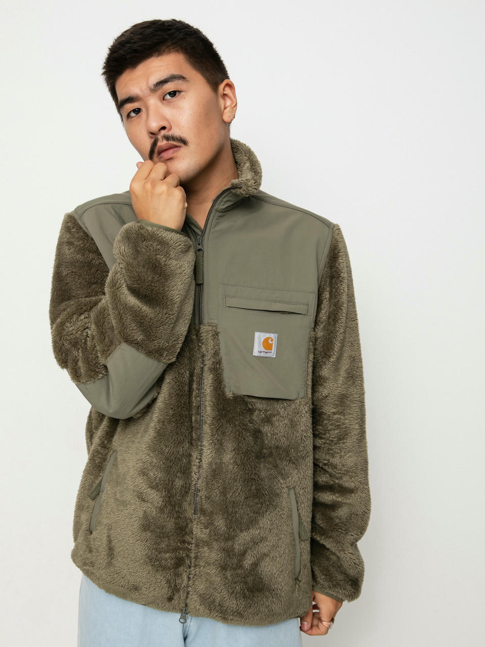 Męski Polar Carhartt WIP Jackson Sweat (seaweed)