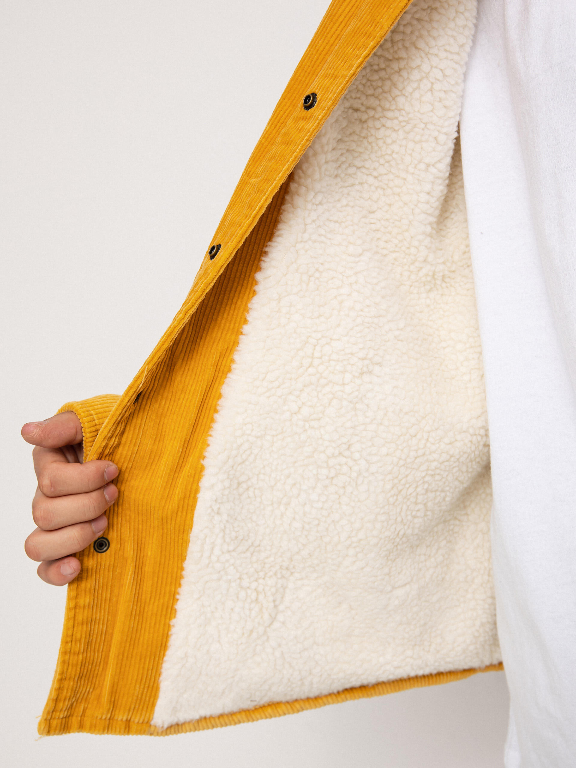 Kurtka Brixton Durham Sherpa Lined (bright gold)