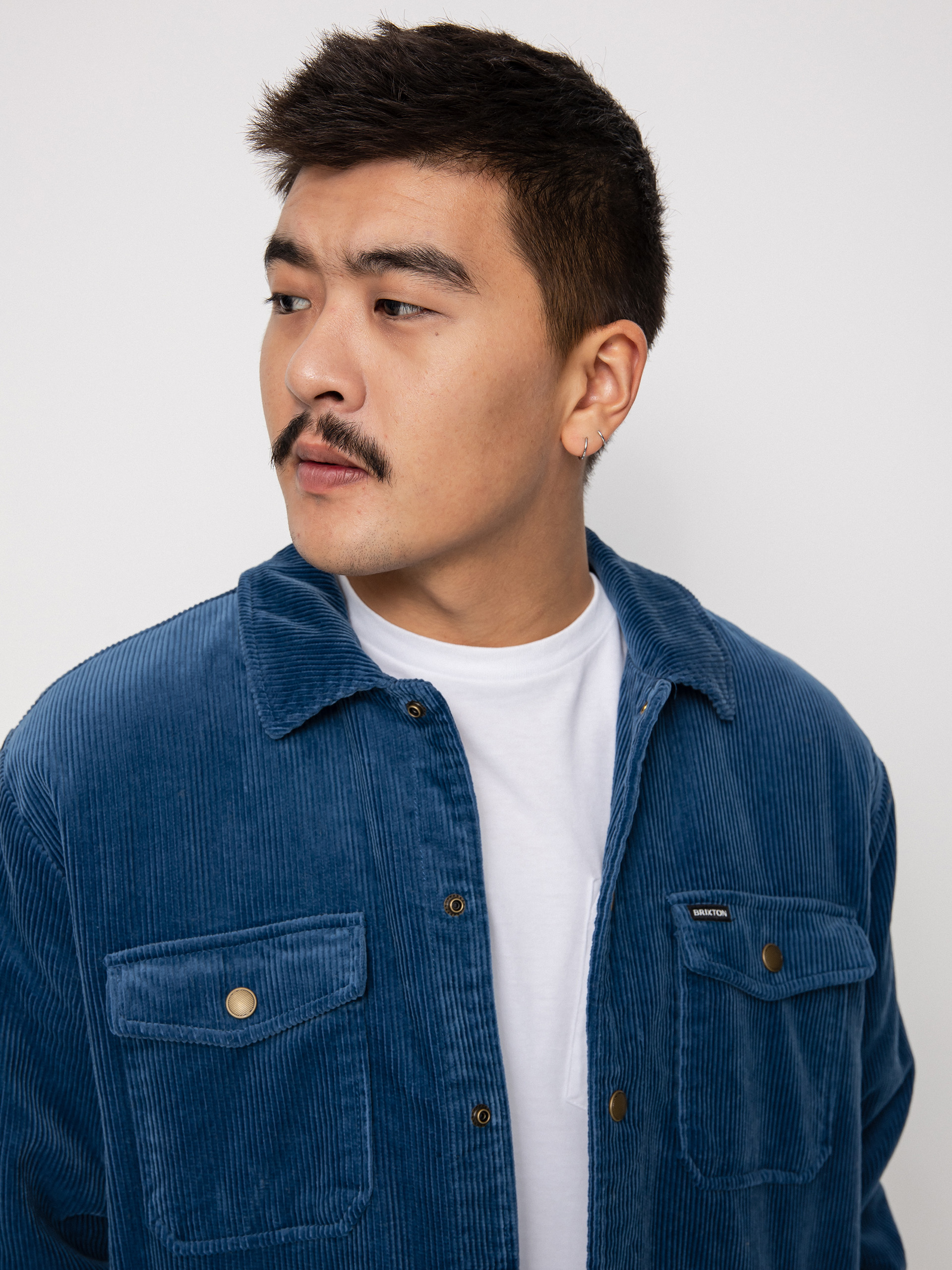 Kurtka Brixton Durham Sherpa Lined (joe blue)