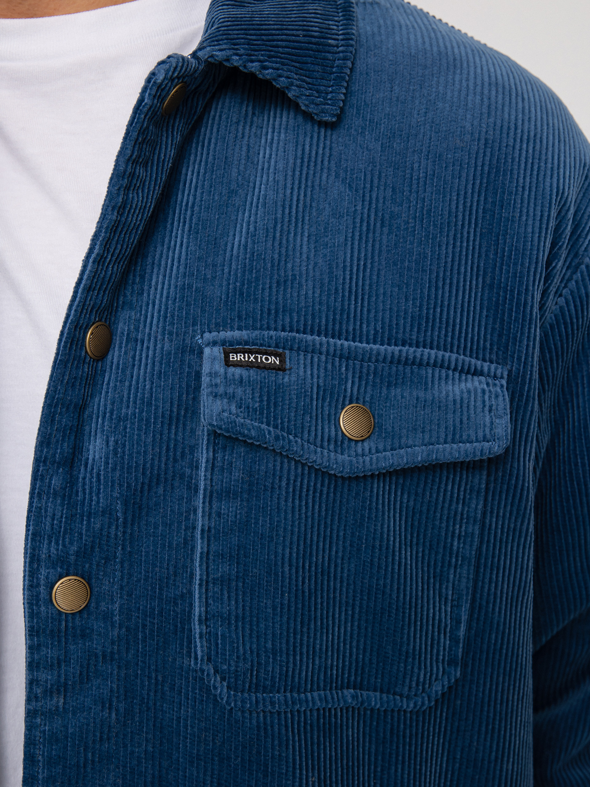 Kurtka Brixton Durham Sherpa Lined (joe blue)