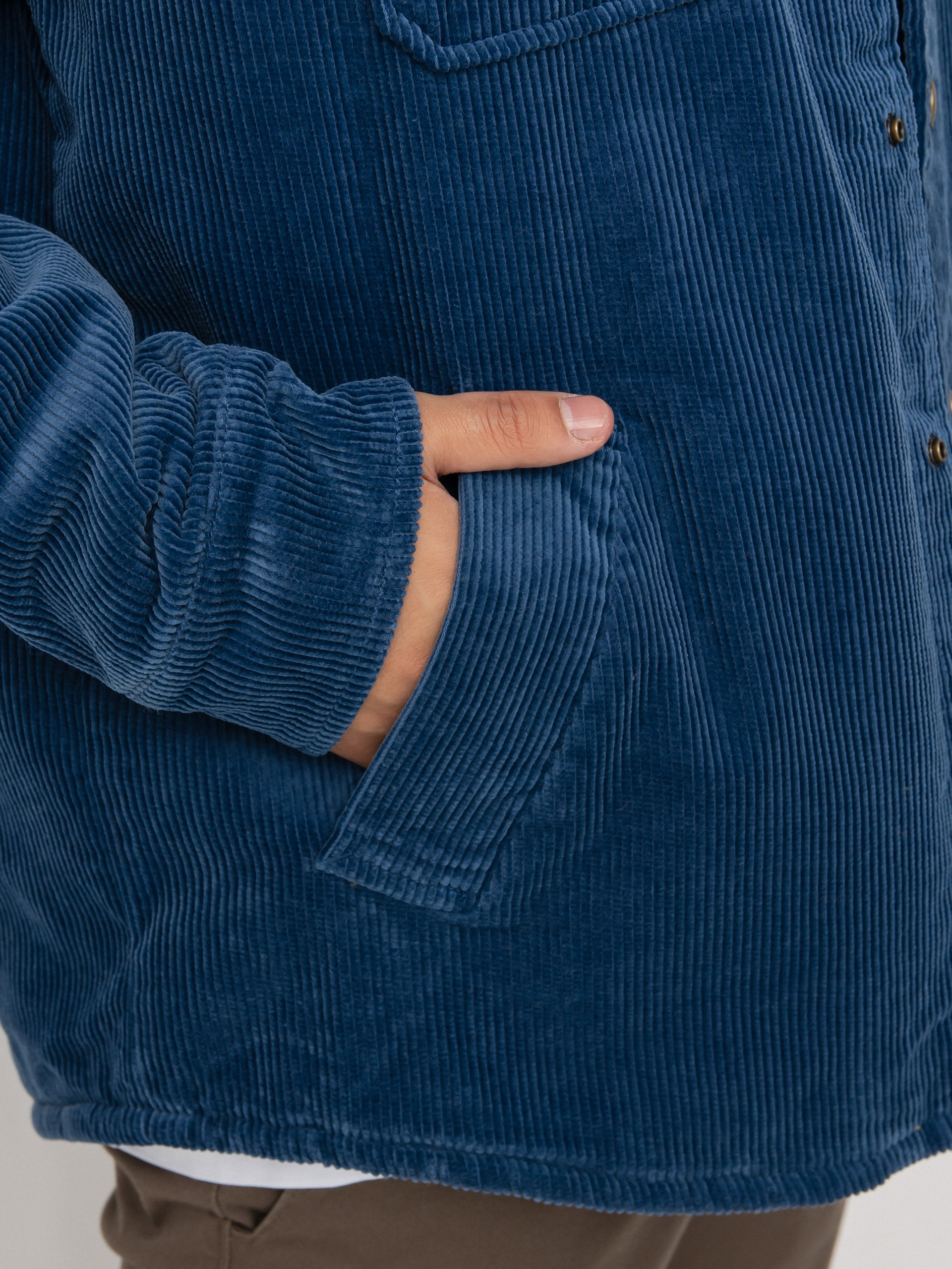 Kurtka Brixton Durham Sherpa Lined (joe blue)
