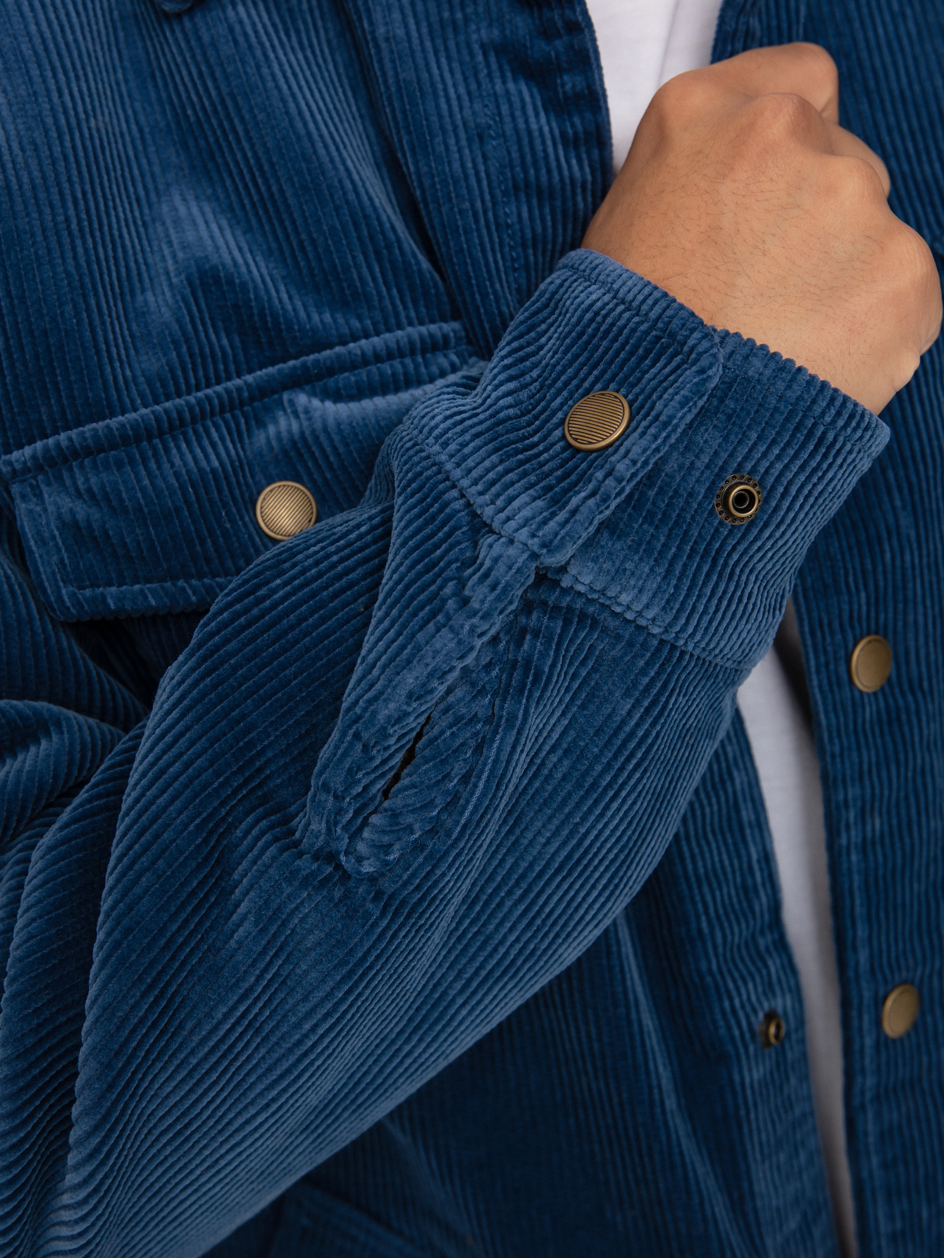 Kurtka Brixton Durham Sherpa Lined (joe blue)