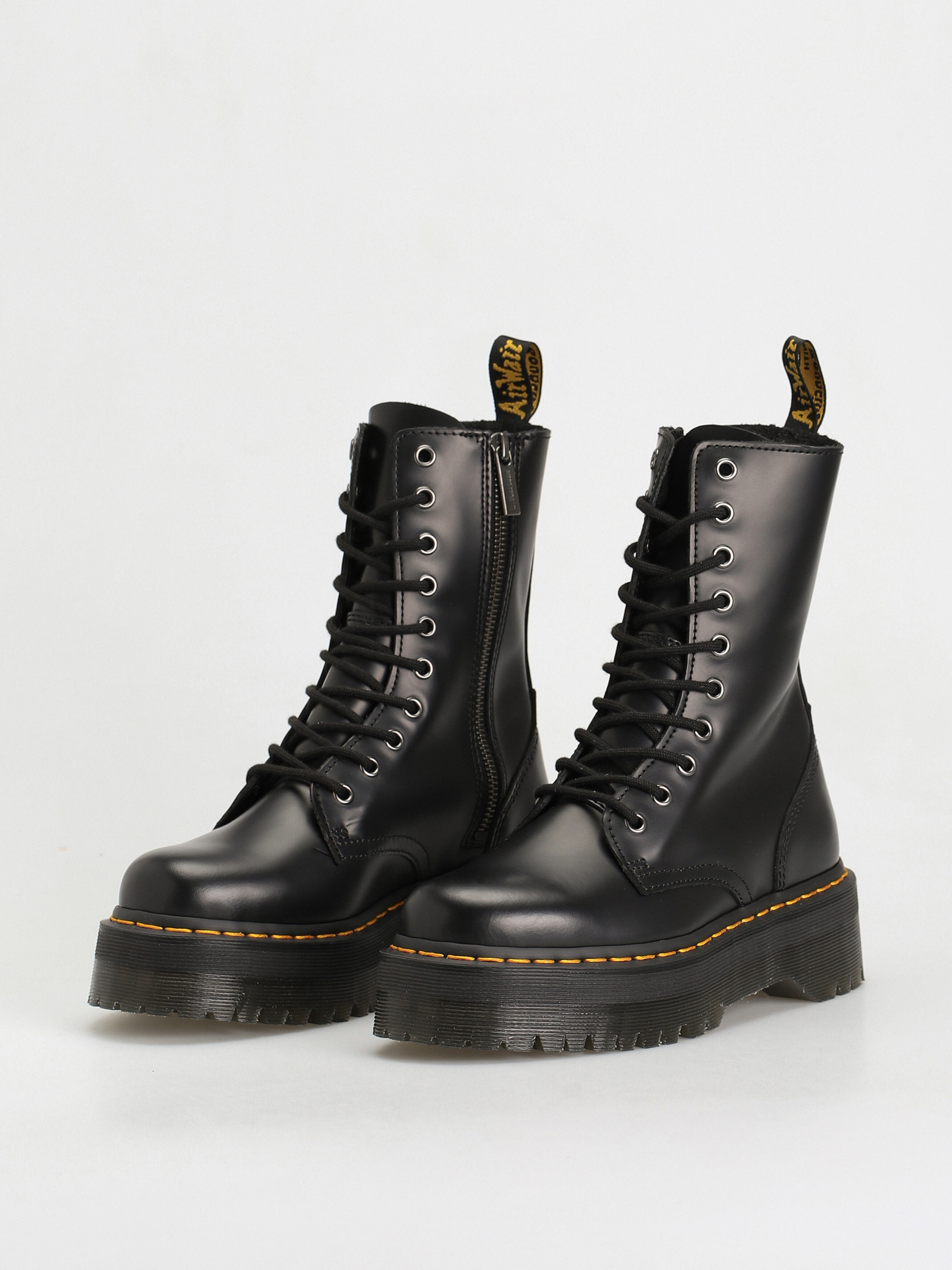 Buty Dr. Martens Jadon Hi Wmn (black polished smooth)