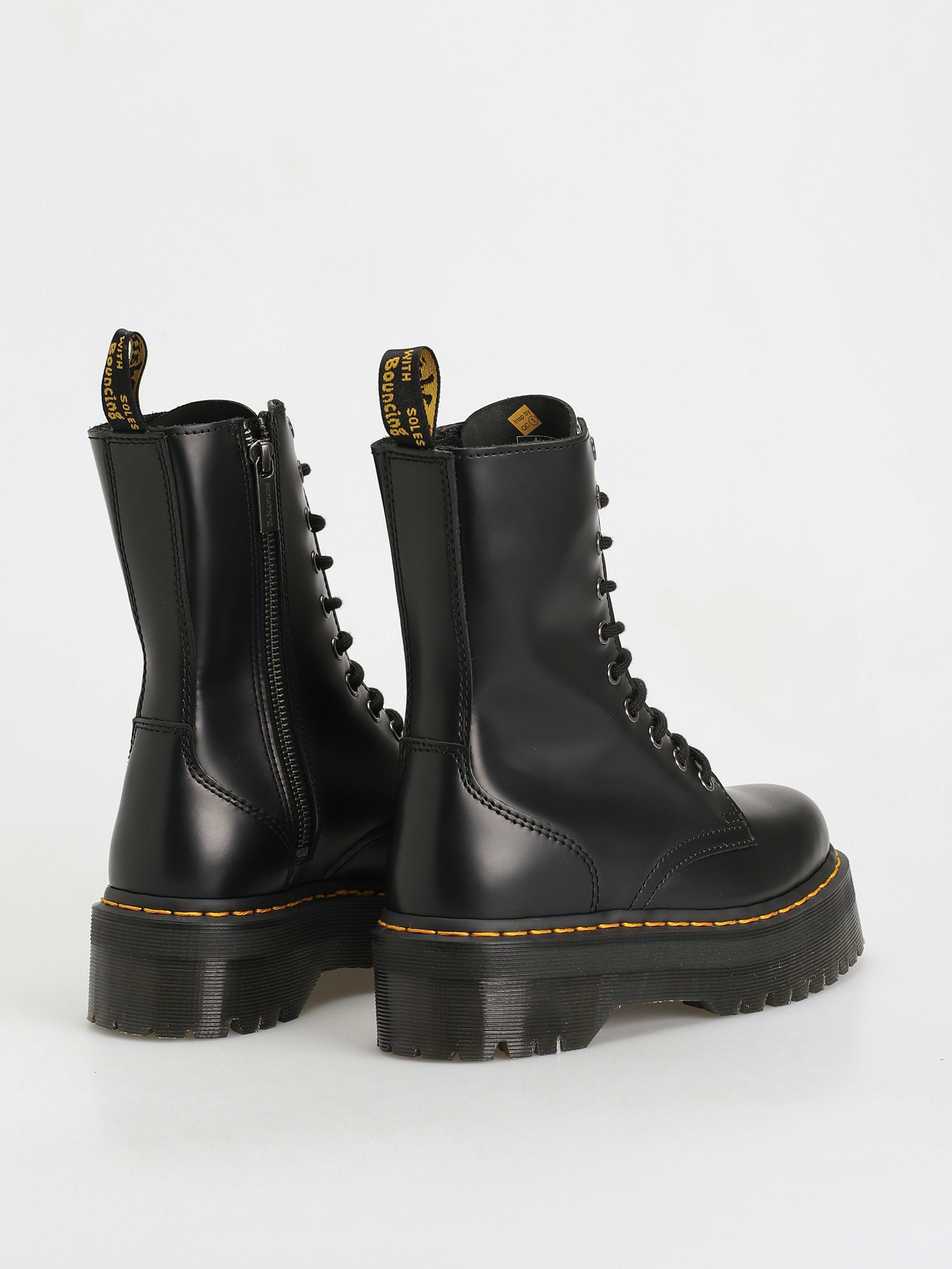 Buty Dr. Martens Jadon Hi Wmn (black polished smooth)