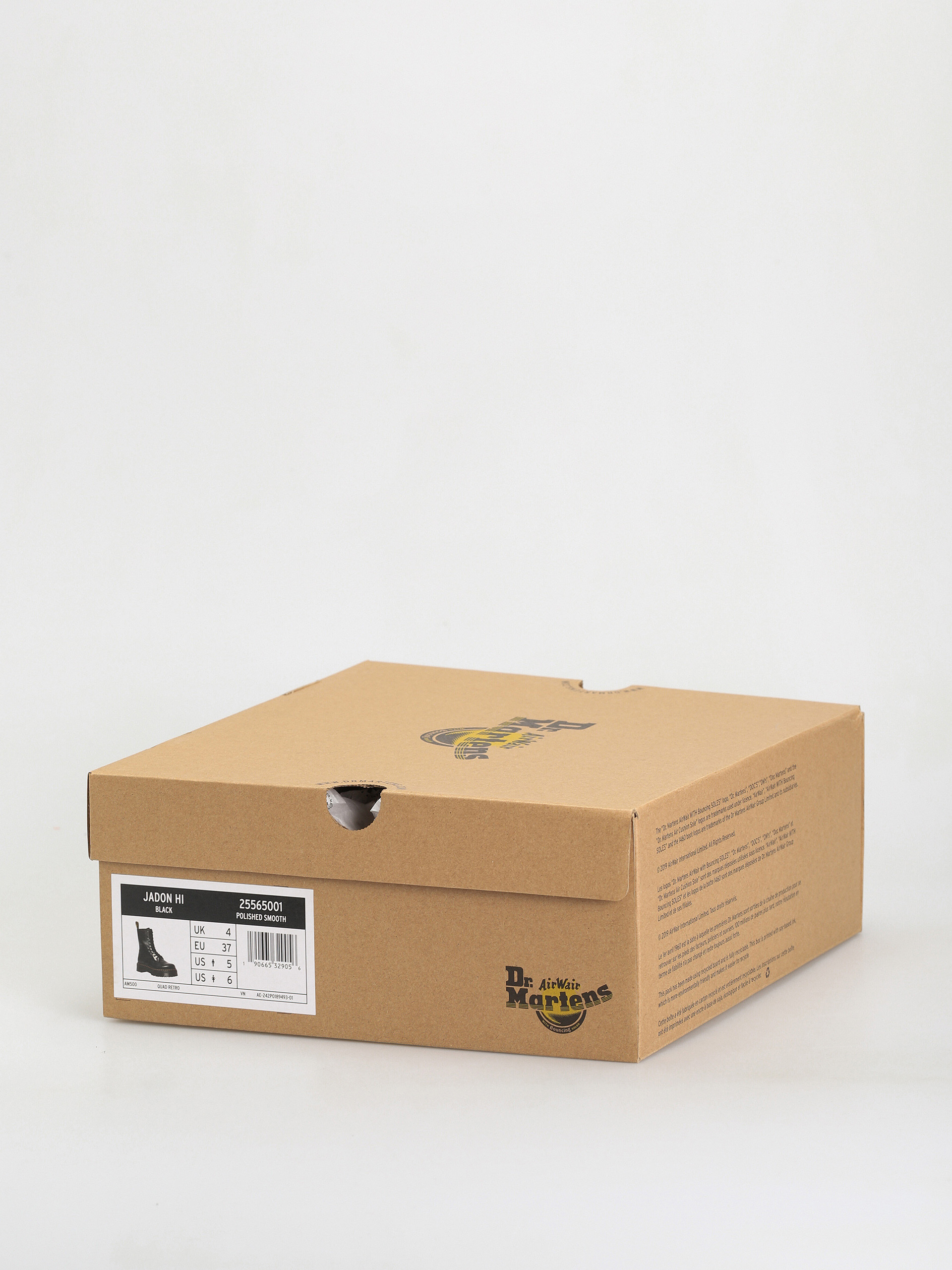 Buty Dr. Martens Jadon Hi Wmn (black polished smooth)