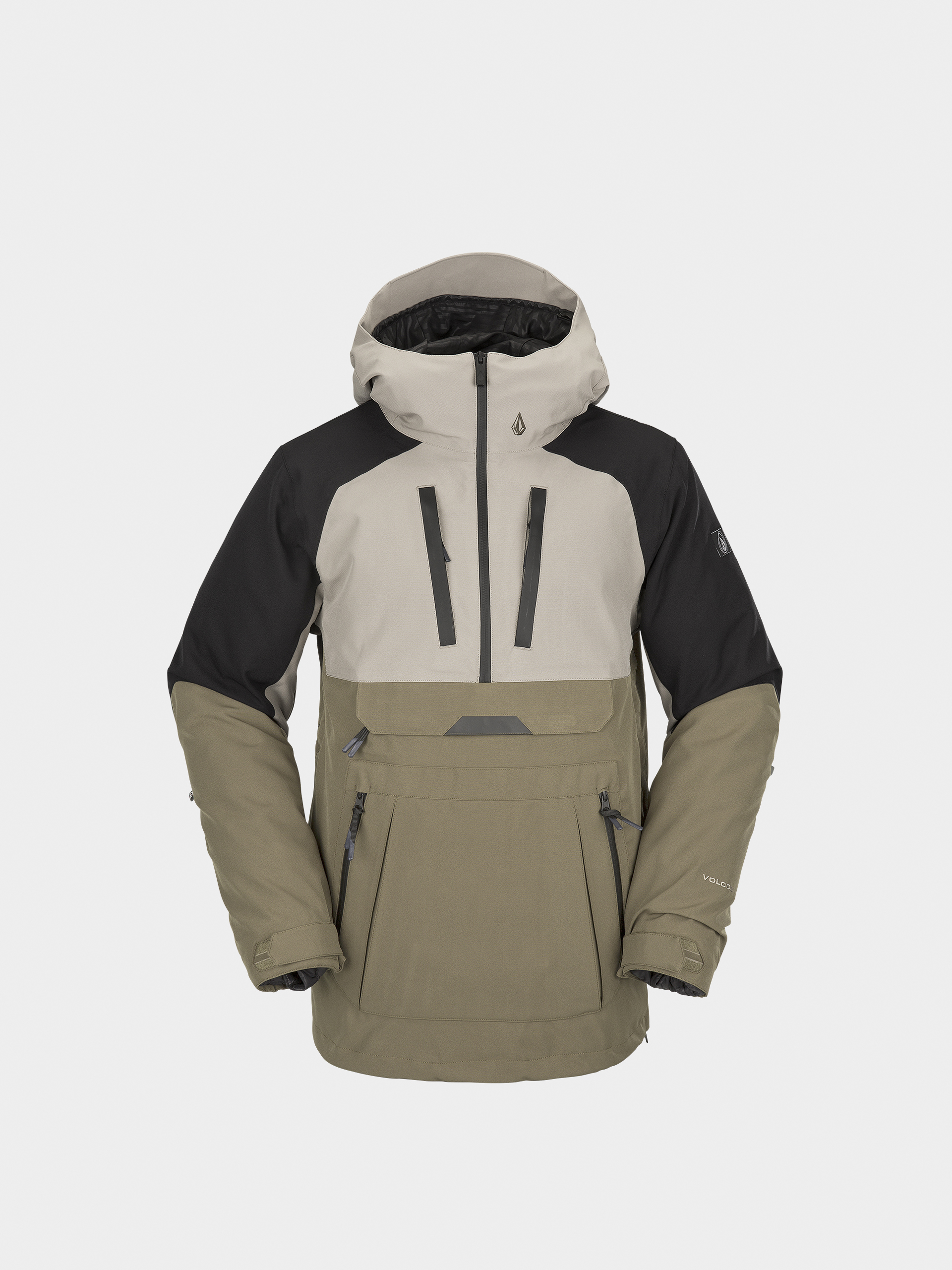 Męska Kurtka snowboardowa Volcom Brighton Pullover (dark khaki)
