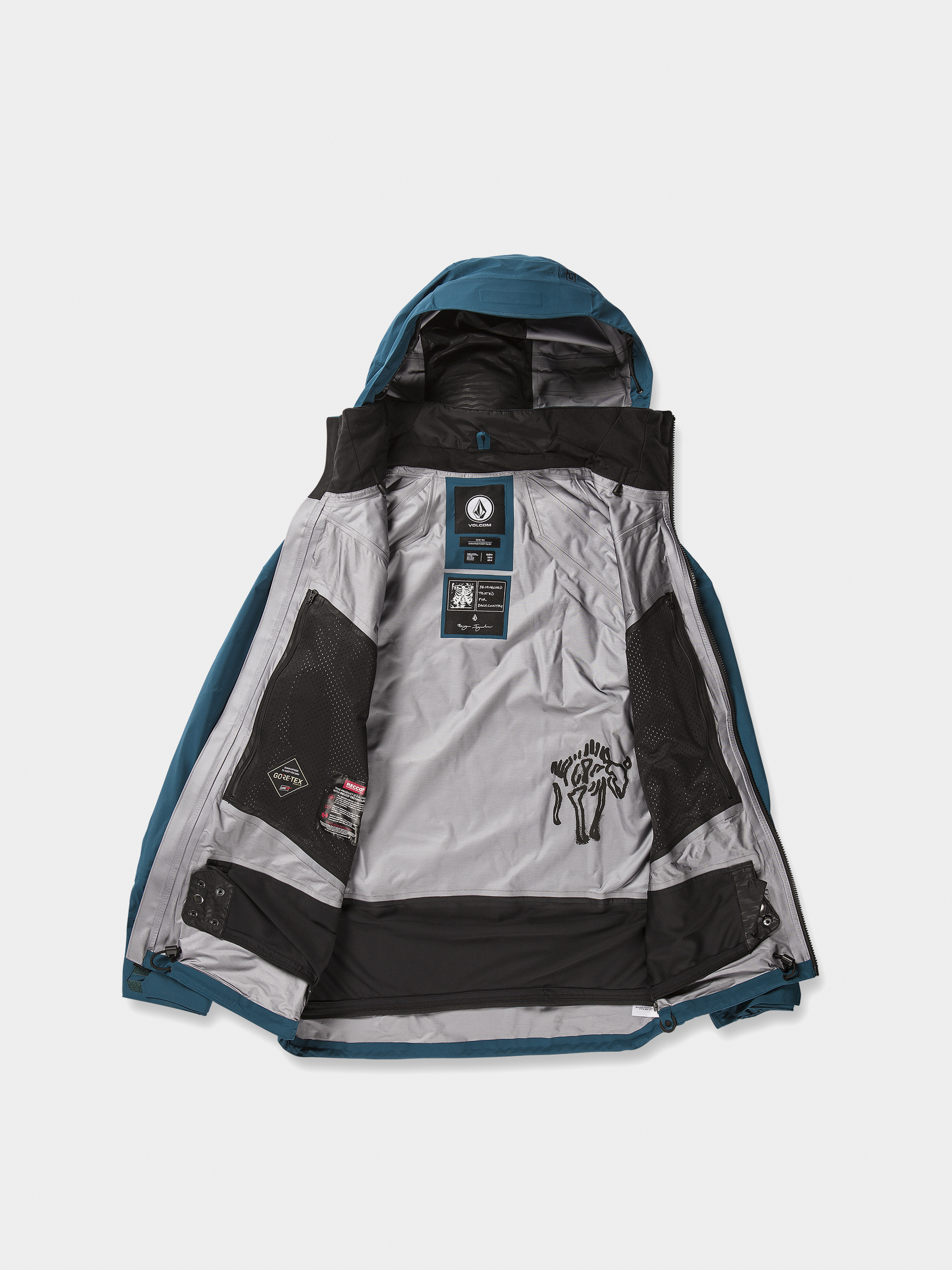 Męska Kurtka snowboardowa Volcom Guch Stretch Gore (slate blue)