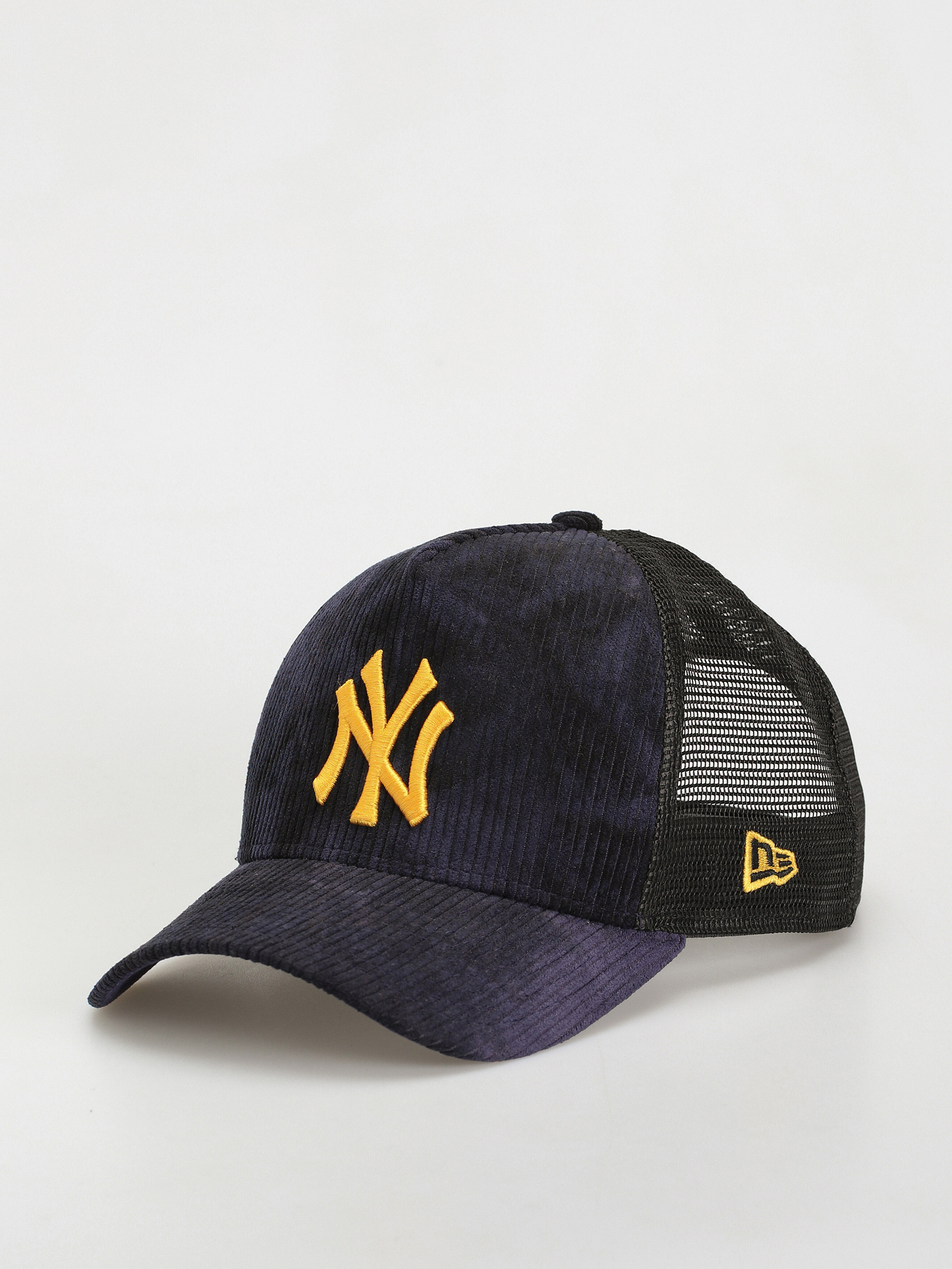 Czapka z daszkiem New Era Tie Dye Cord Trucker New York Yankees (navy/yellow)