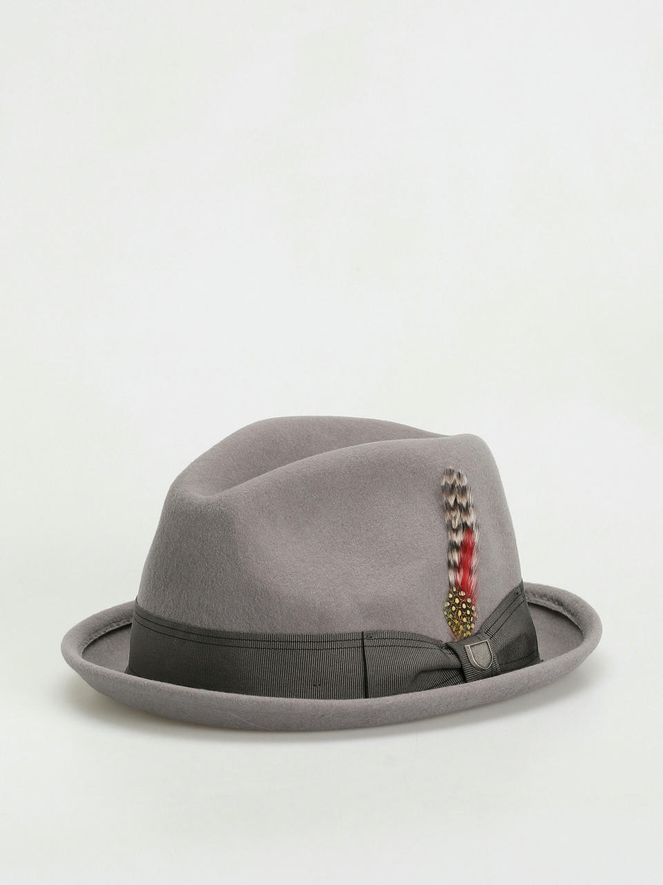 Kapelusz Brixton Gain Fedora (grey/dark grey)