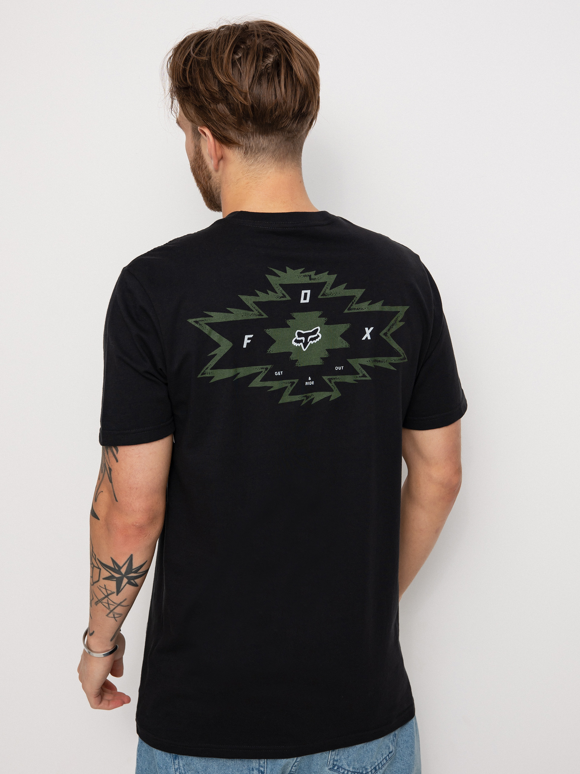 T-shirt Fox Full Flux Premium (blk)