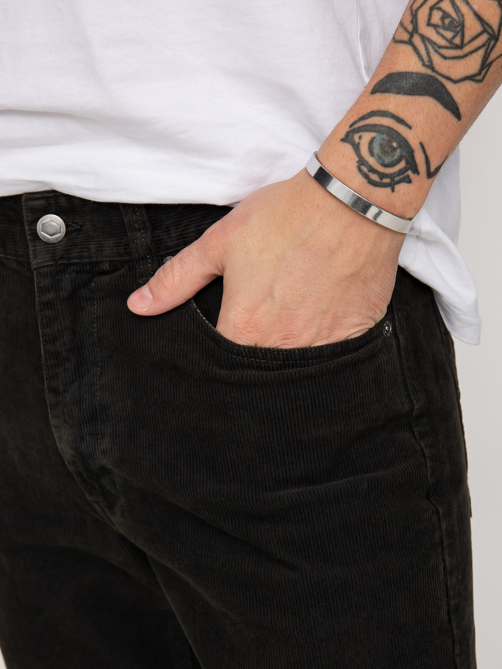 Spodnie RVCA Daggers Pigment Cord (pirate black)