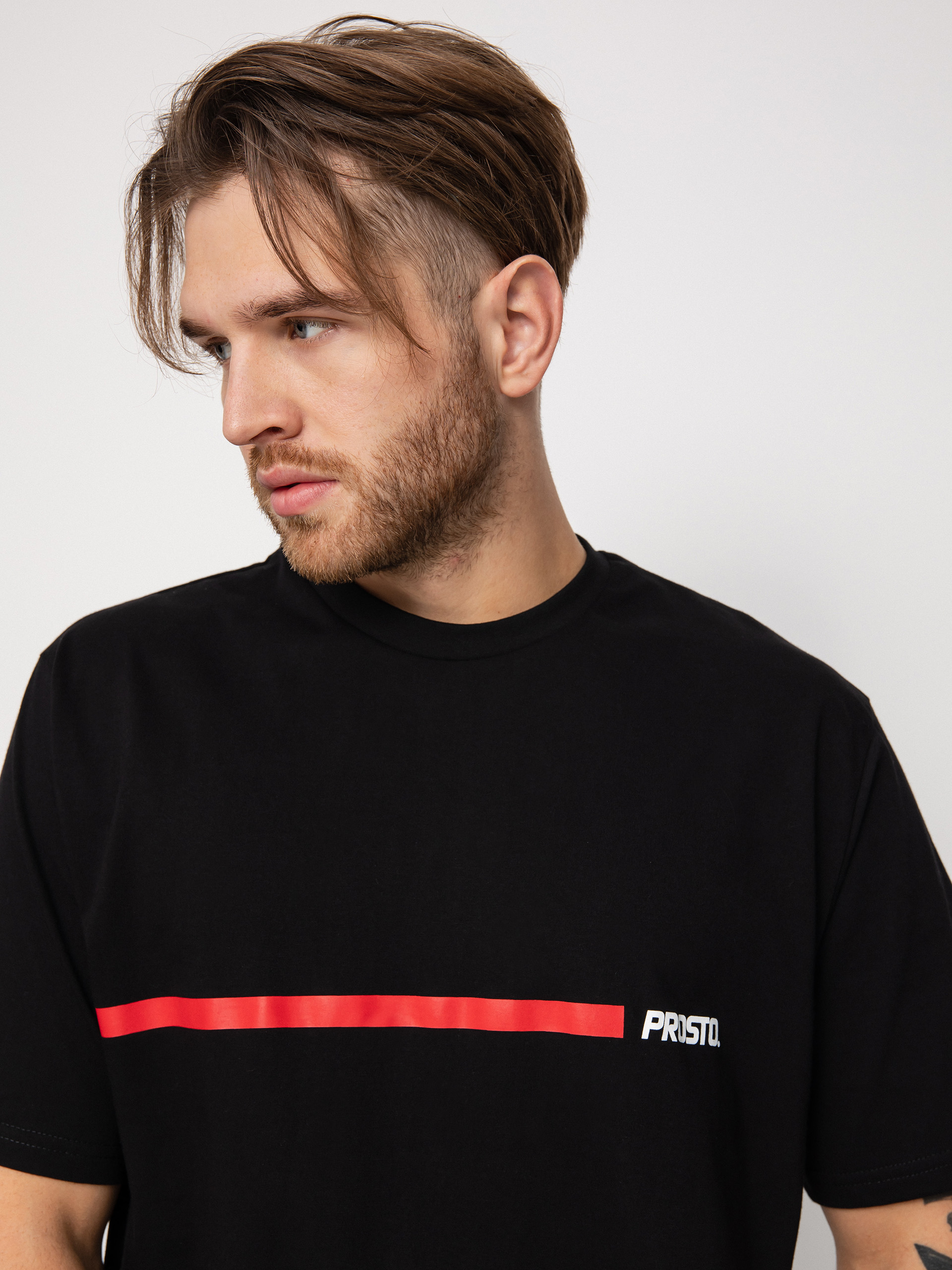 T-shirt Prosto Longstrip (black)