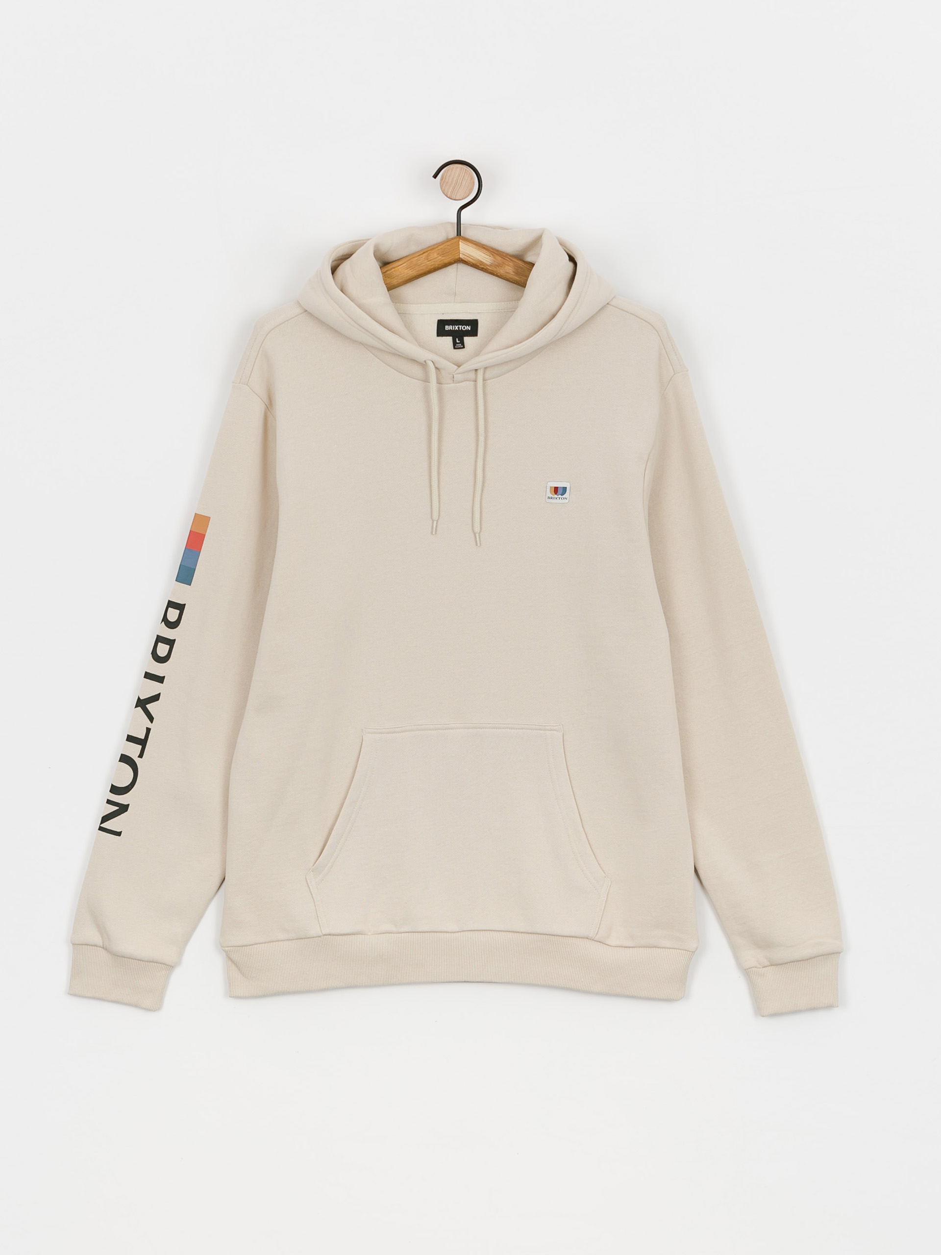 Bluza z kapturem Brixton Alton HD (beige)