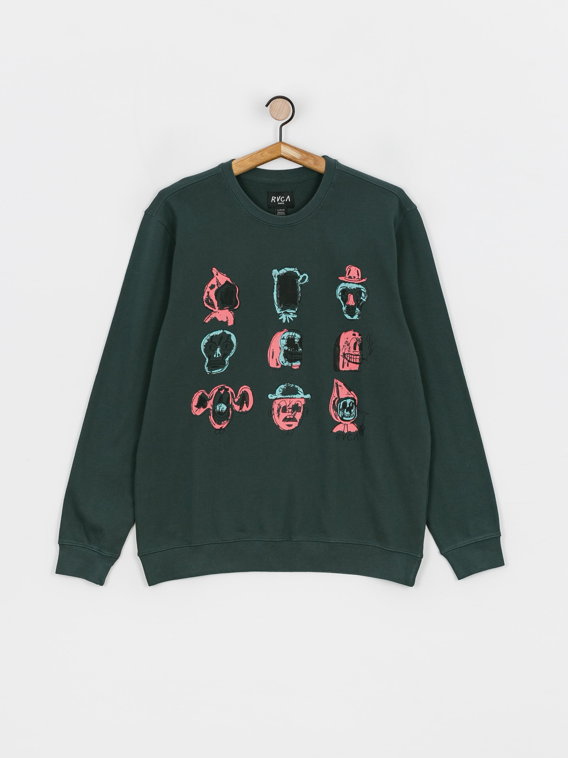 Bluza RVCA Dmote Crew (hunter green)