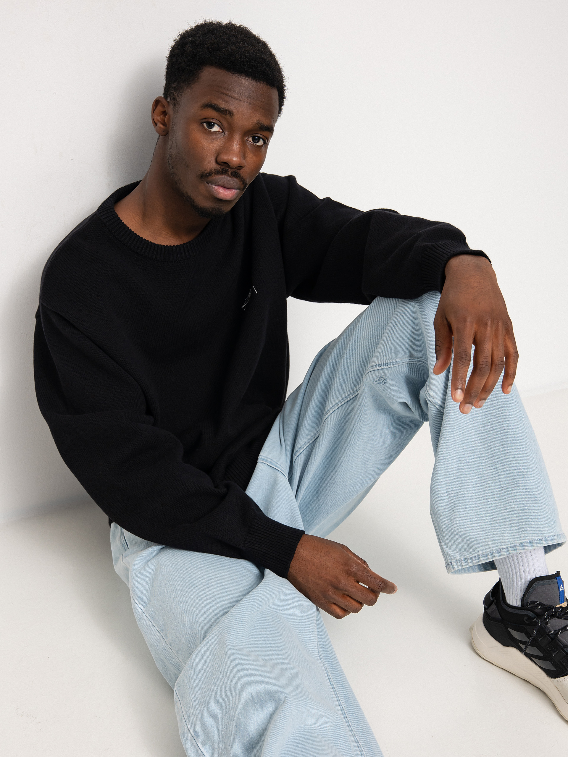 Stussy Care Label Sweater サイズM STUSSY】CARE LABEL SWEATER (STUSSY/ニット・セーター