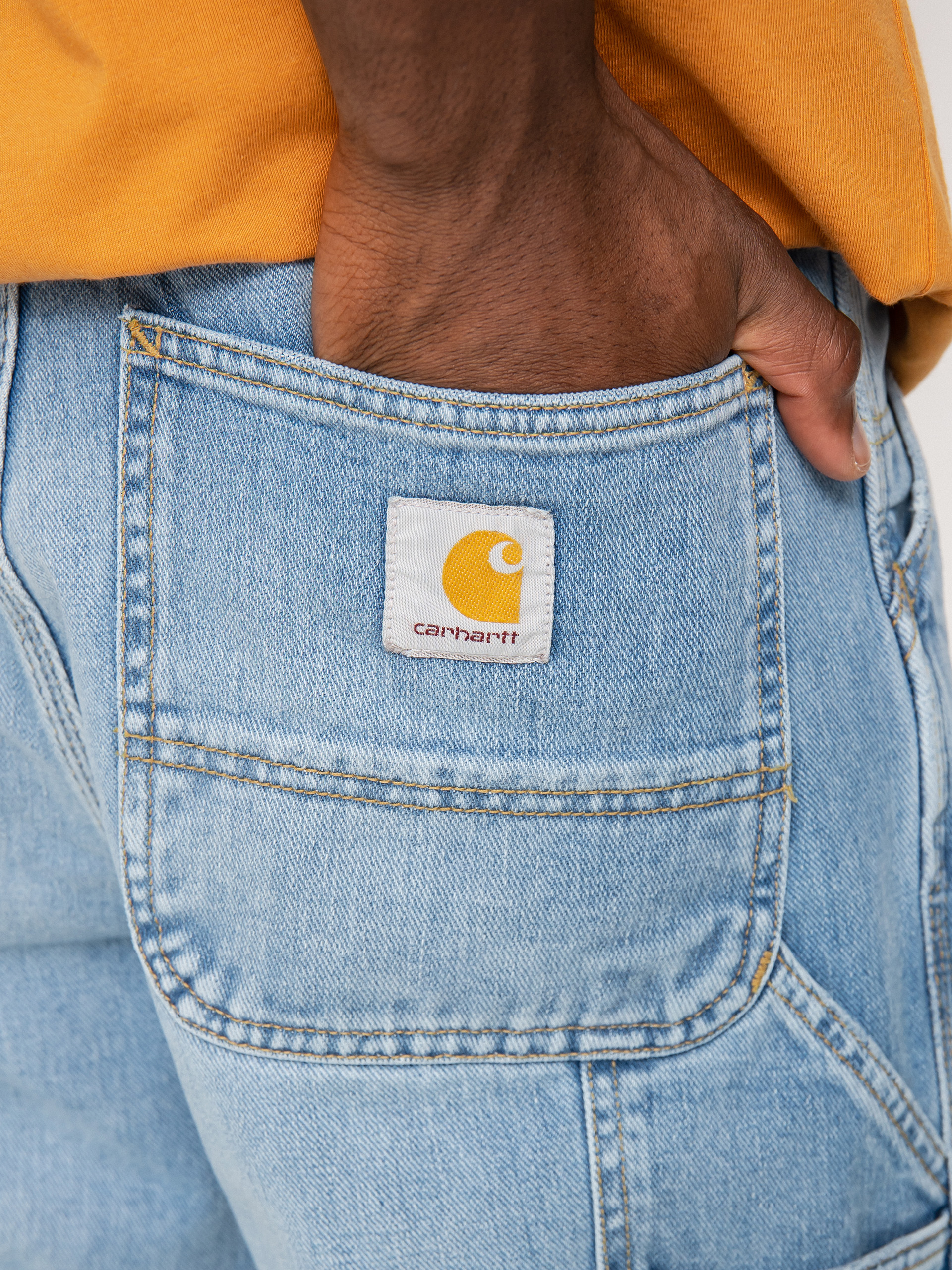 Spodnie Carhartt WIP Single Knee (blue)
