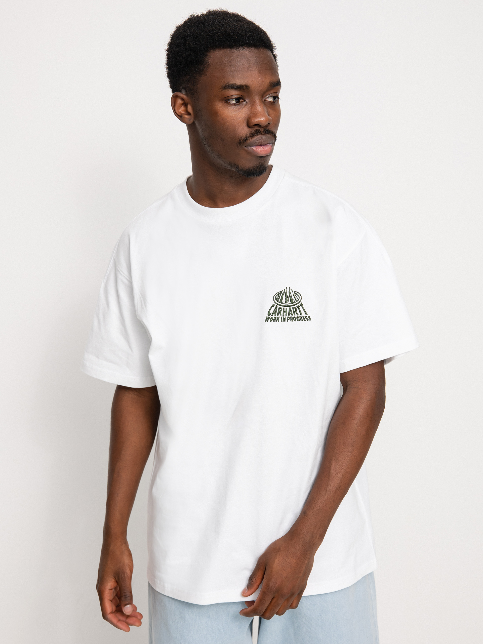 T-shirt Carhartt WIP City (white/dark cedar)