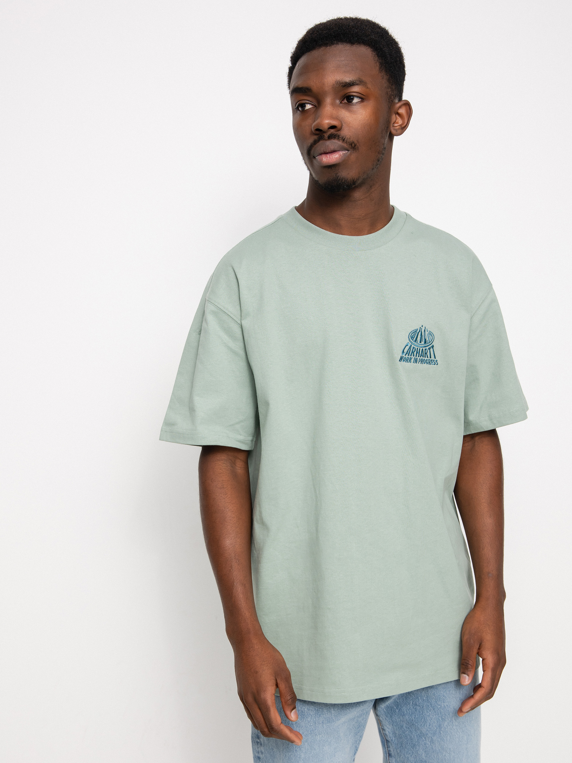 T-shirt Carhartt WIP City (misty sage/deep teal)