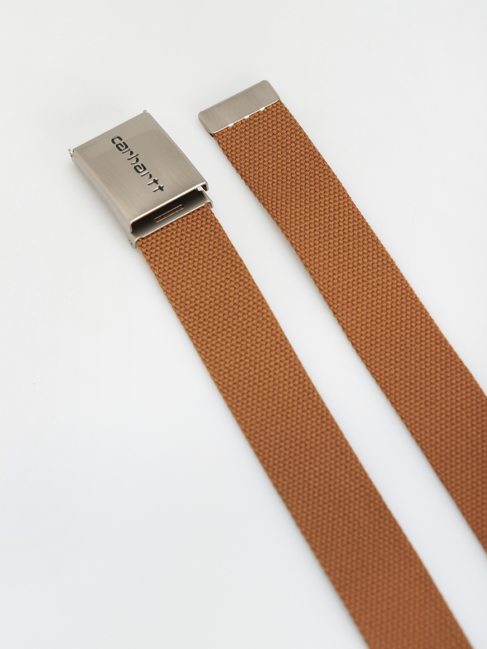 Pasek Carhartt WIP Clip Belt Chrome (hamilton brown)