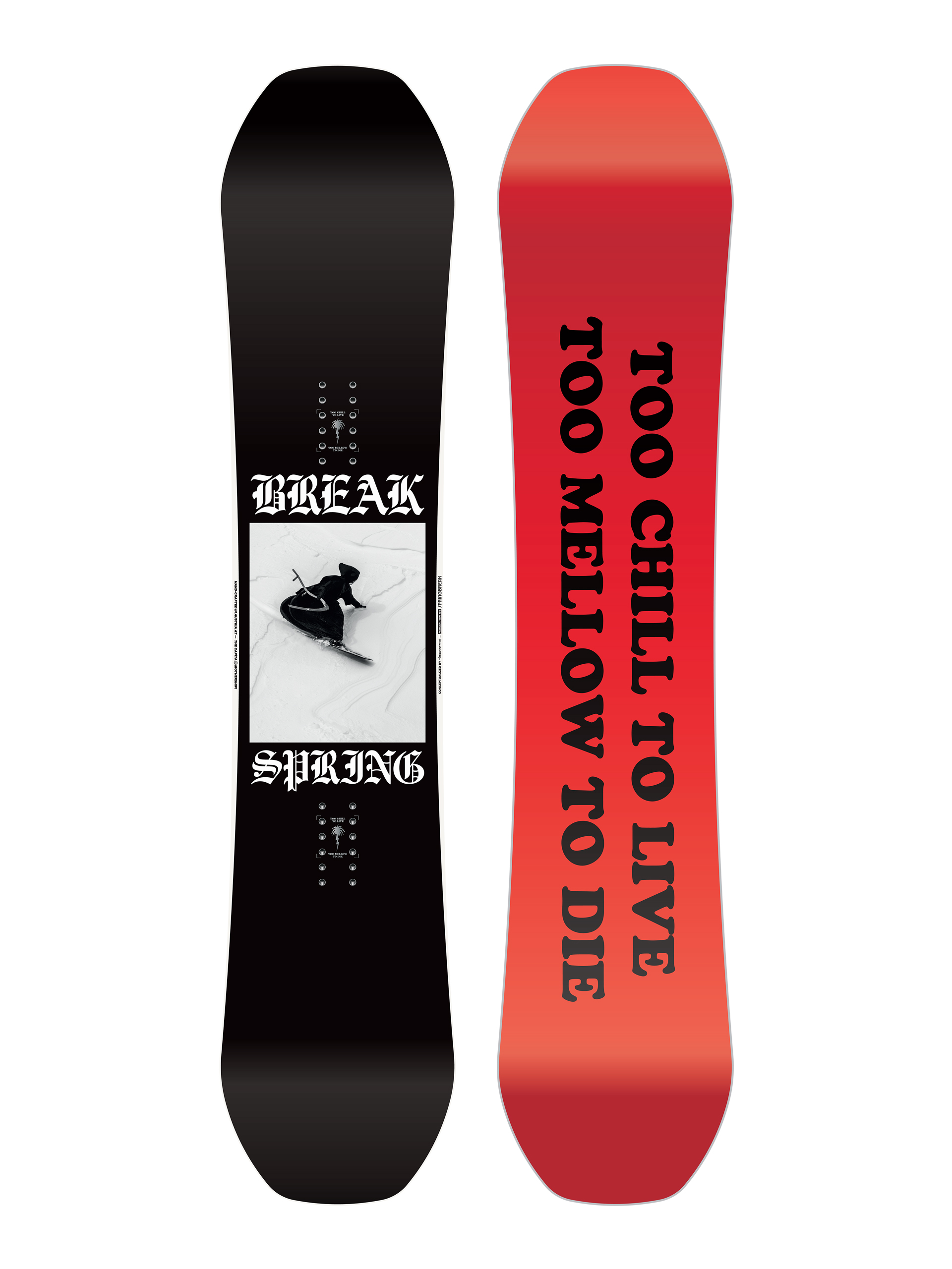 Męska Deska snowboardowa Capita Spring Break Powder Twin (red/black)