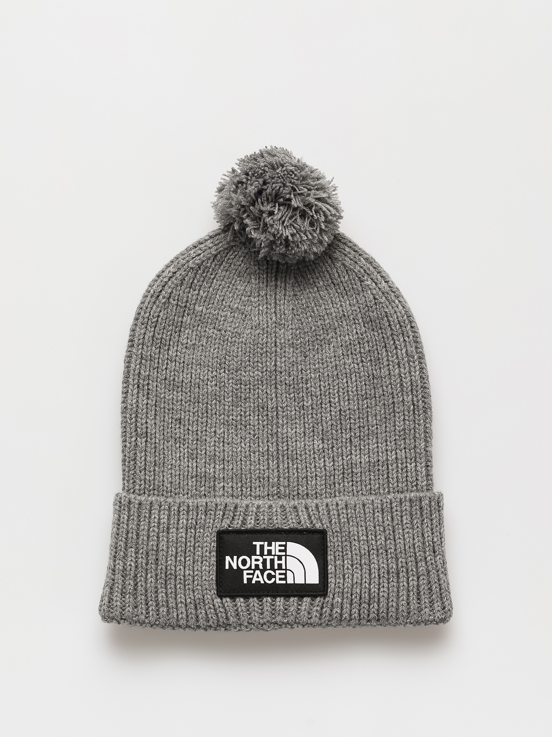 Czapka zimowa The North Face TNF Logo Box Pom (tnf medium grey heather)
