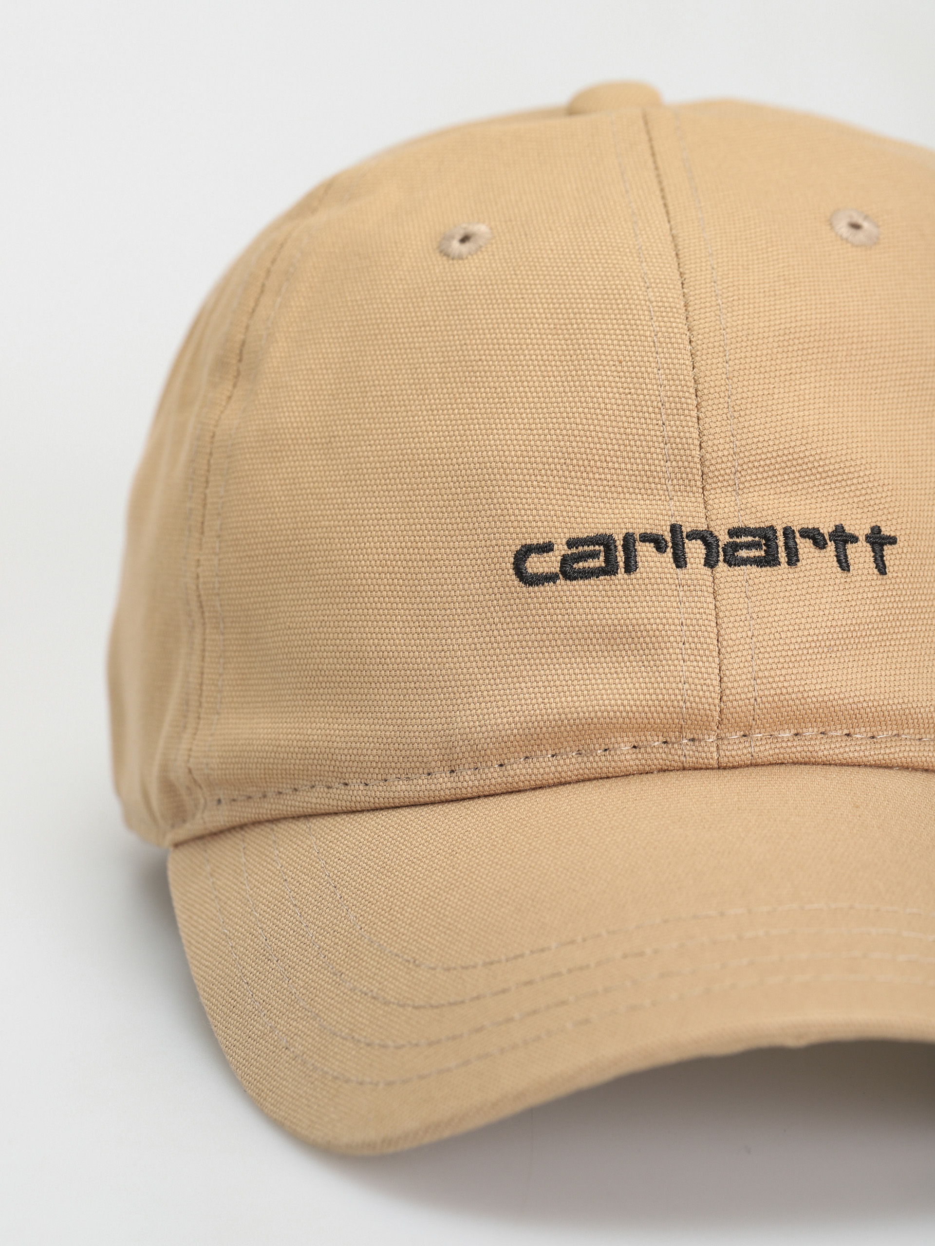 Czapka z daszkiem Carhartt WIP Canvas Script (dusty h brown/black)