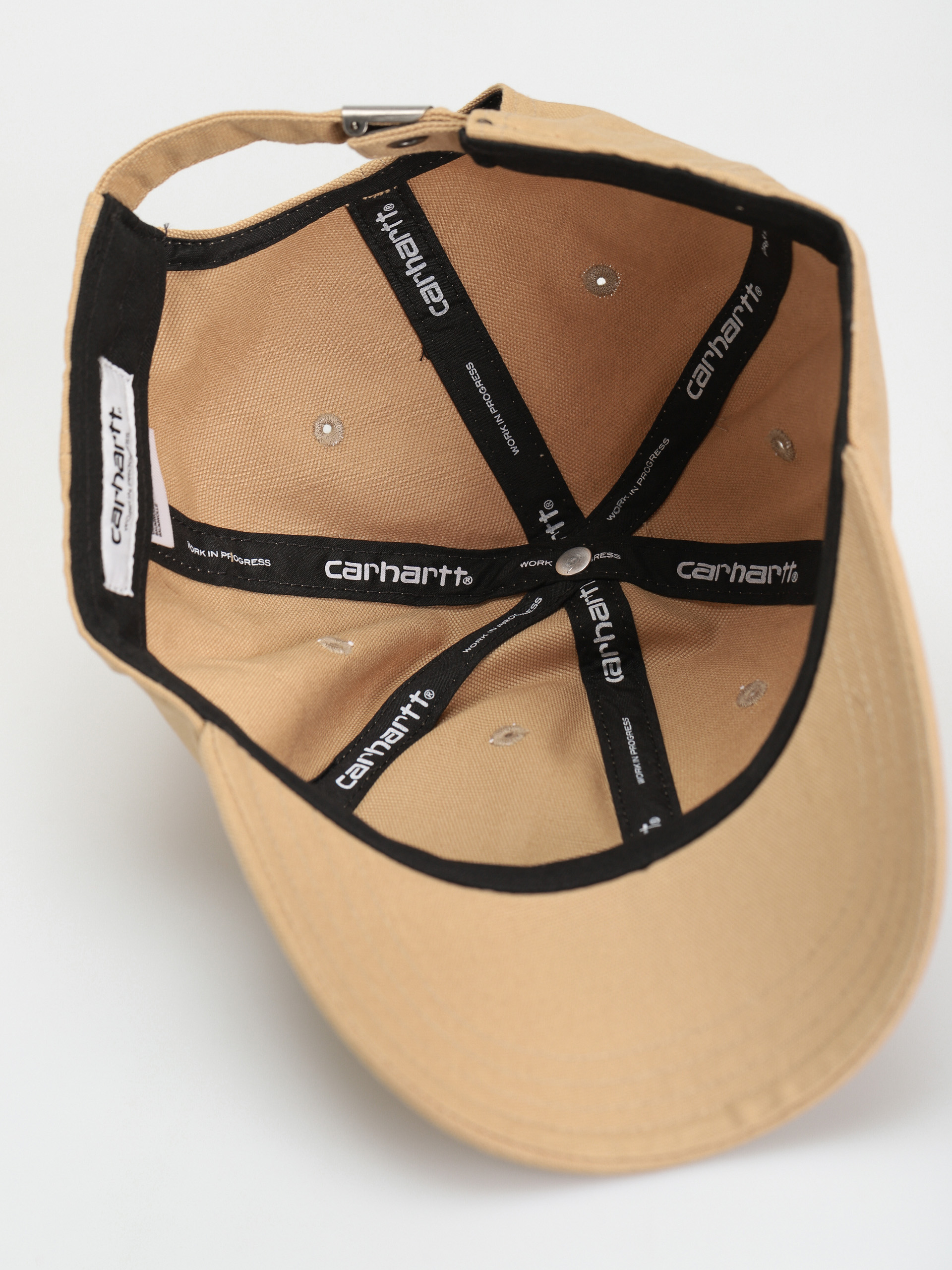 Czapka z daszkiem Carhartt WIP Canvas Script (dusty h brown/black)