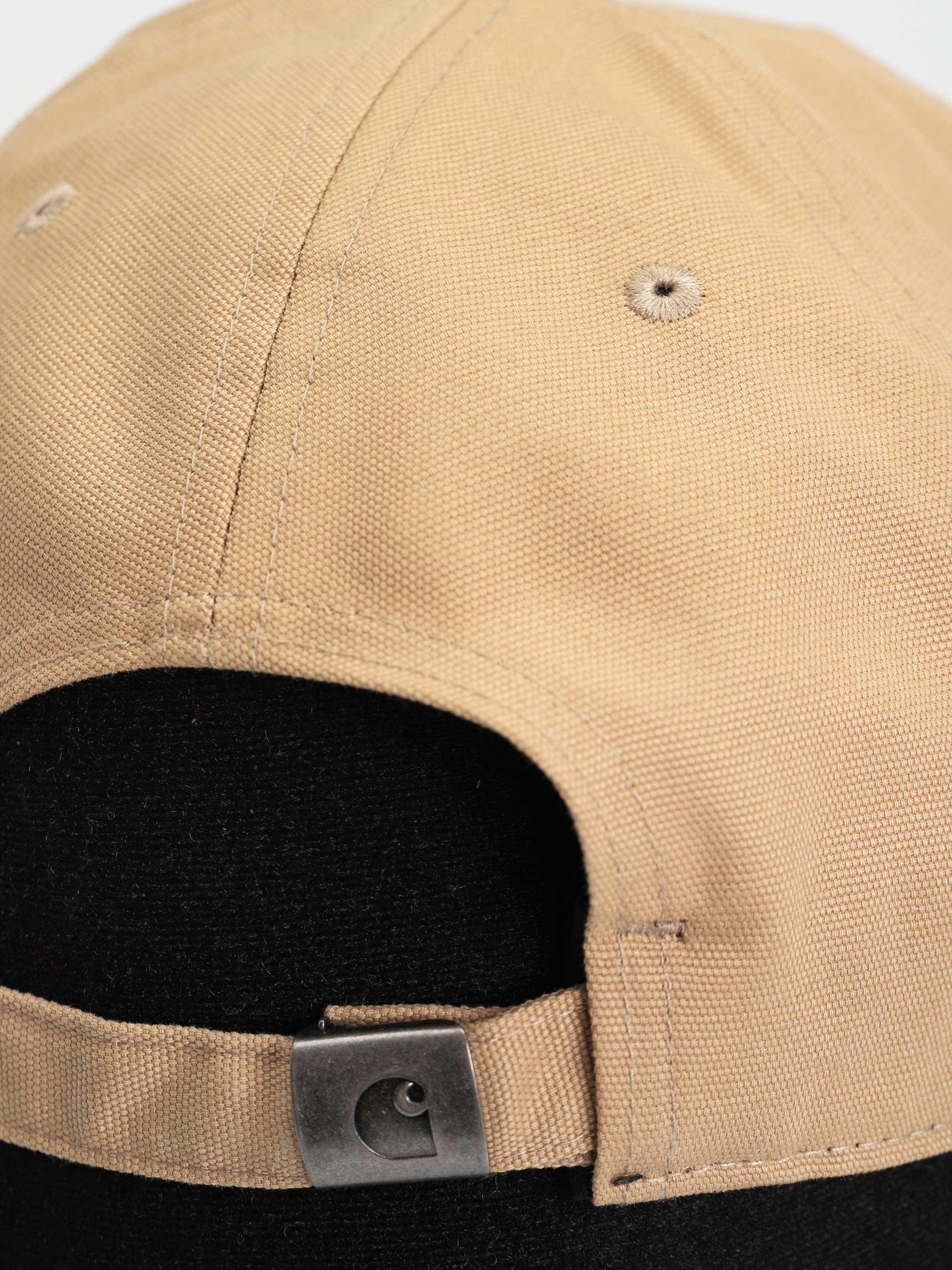 Czapka z daszkiem Carhartt WIP Canvas Script (dusty h brown/black)