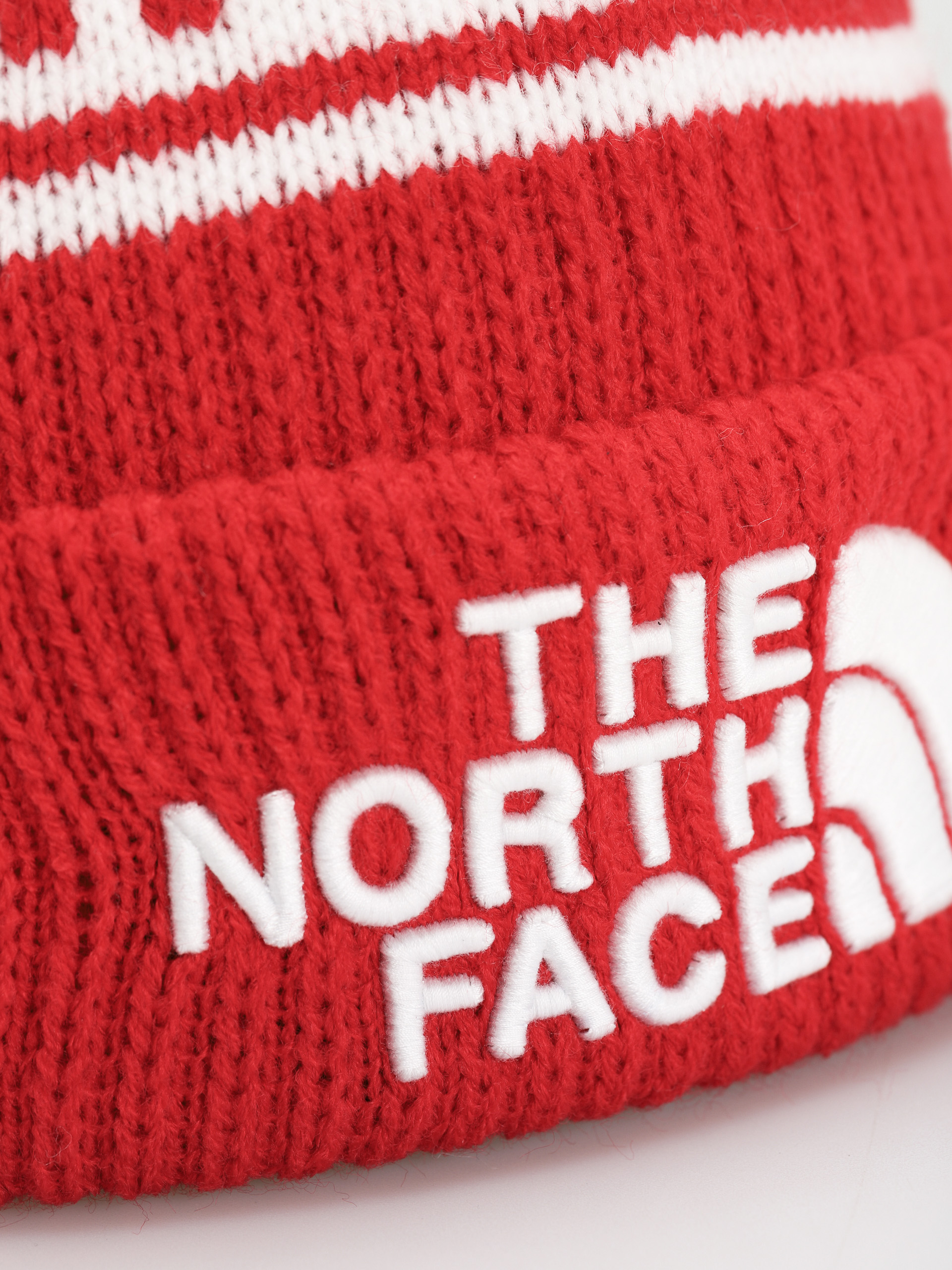 Czapka zimowa The North Face Retro TNF Pom (tnf red)