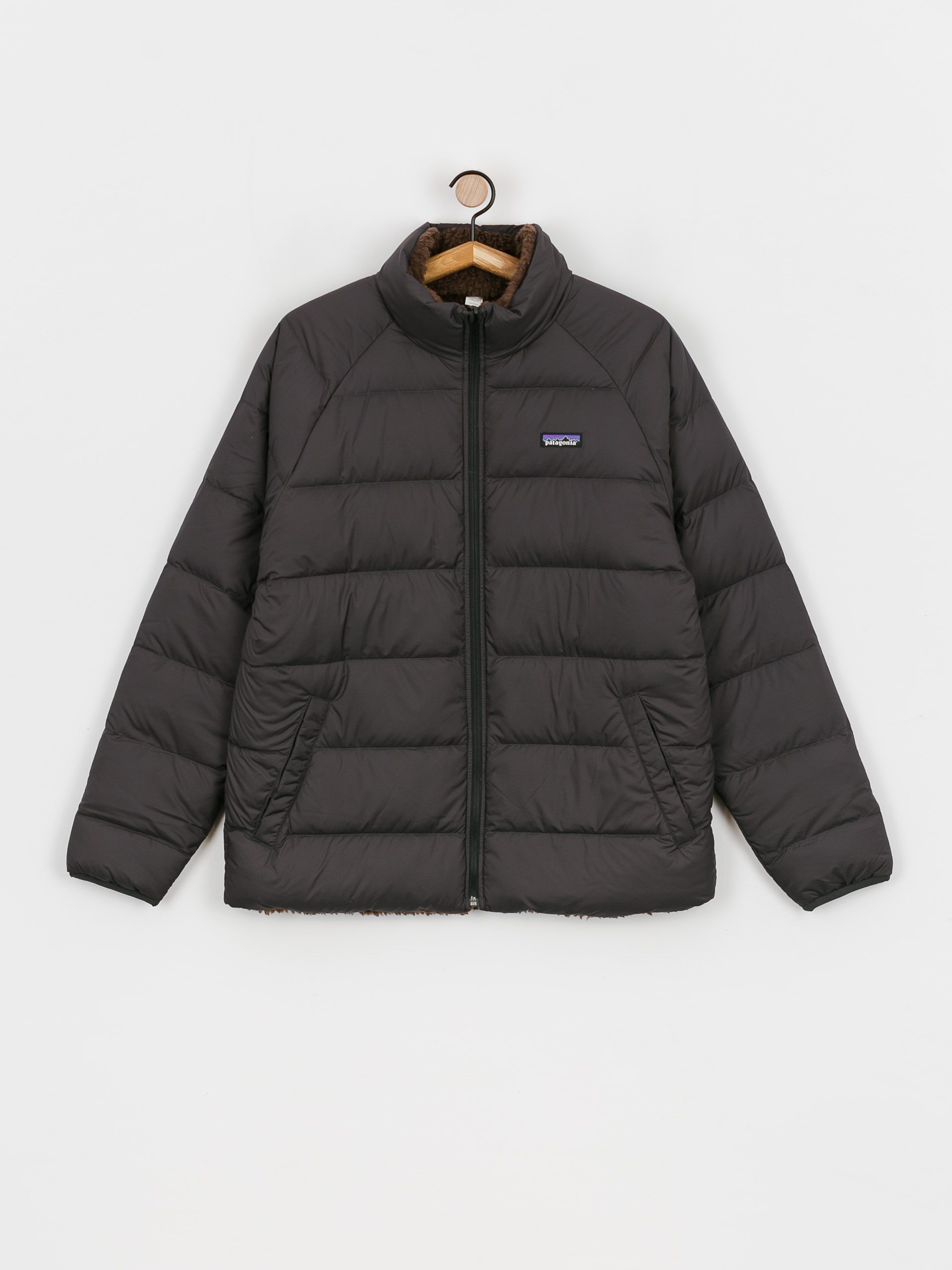 Kurtka Patagonia Reversible Silent Down - czarny (ink black)