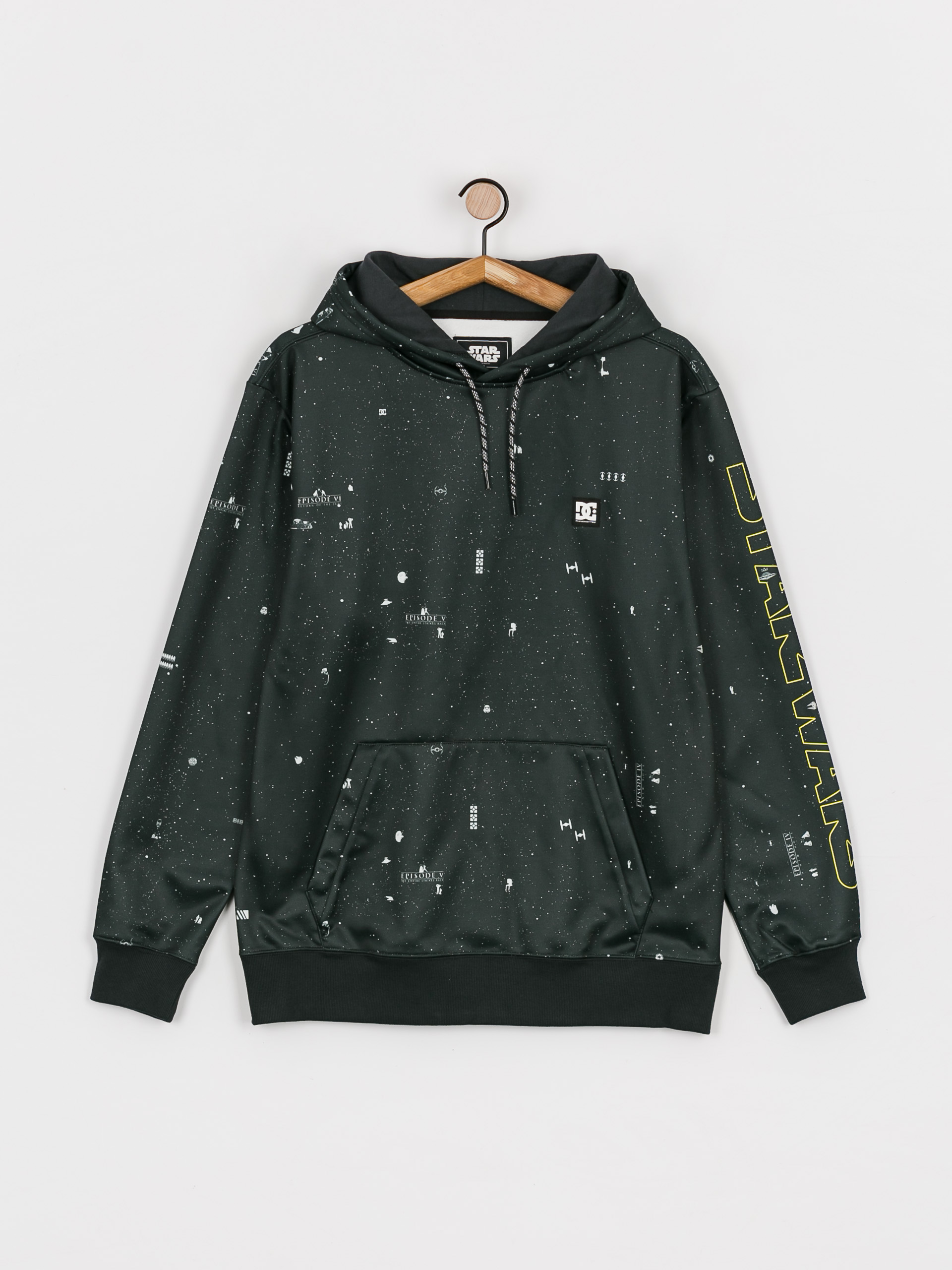 Męska Bluza aktywna DC X Star Wars Snowstar (black/yellow)