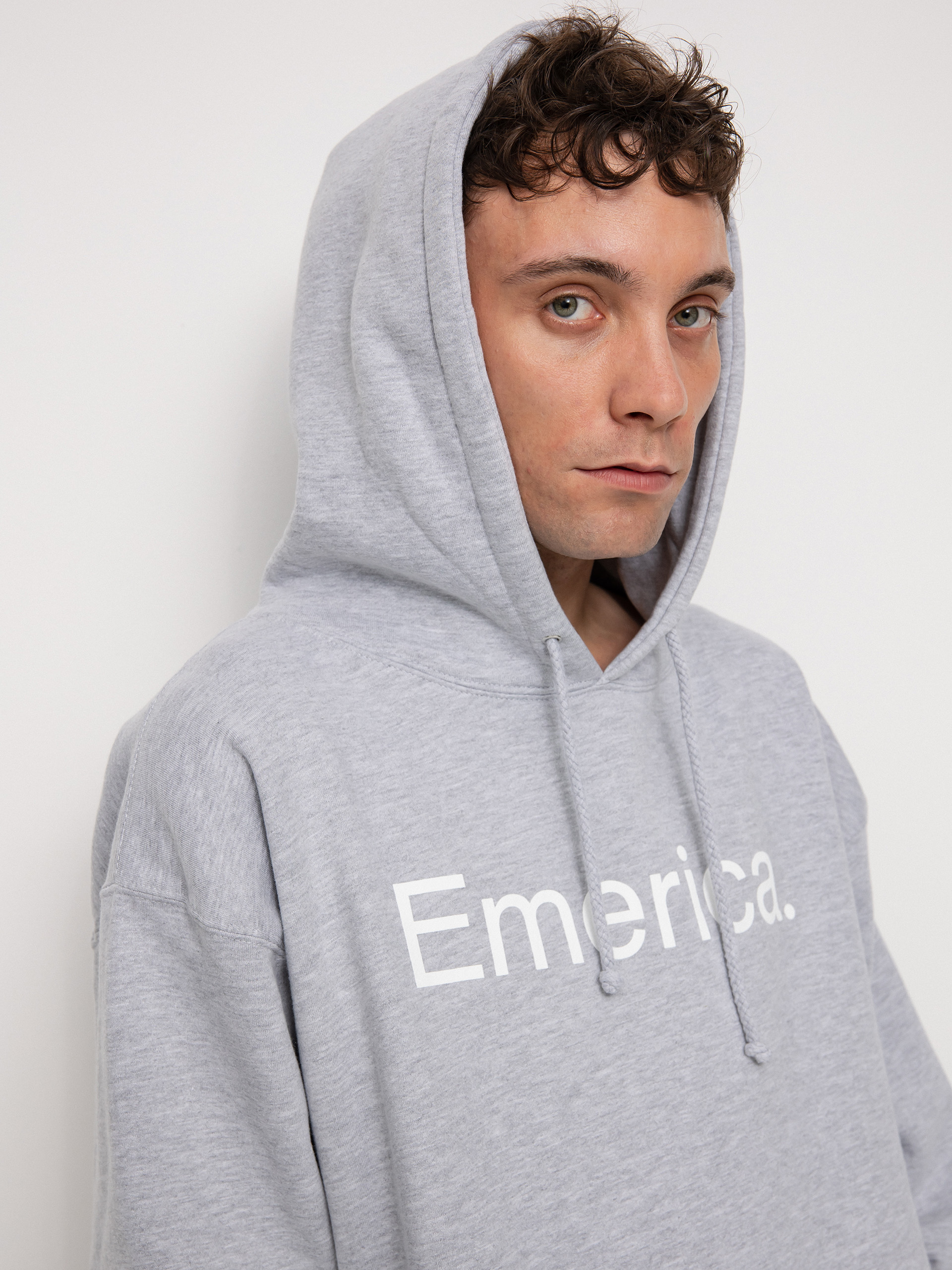 Bluza z kapturem Emerica Pure Logo HD (light grey)