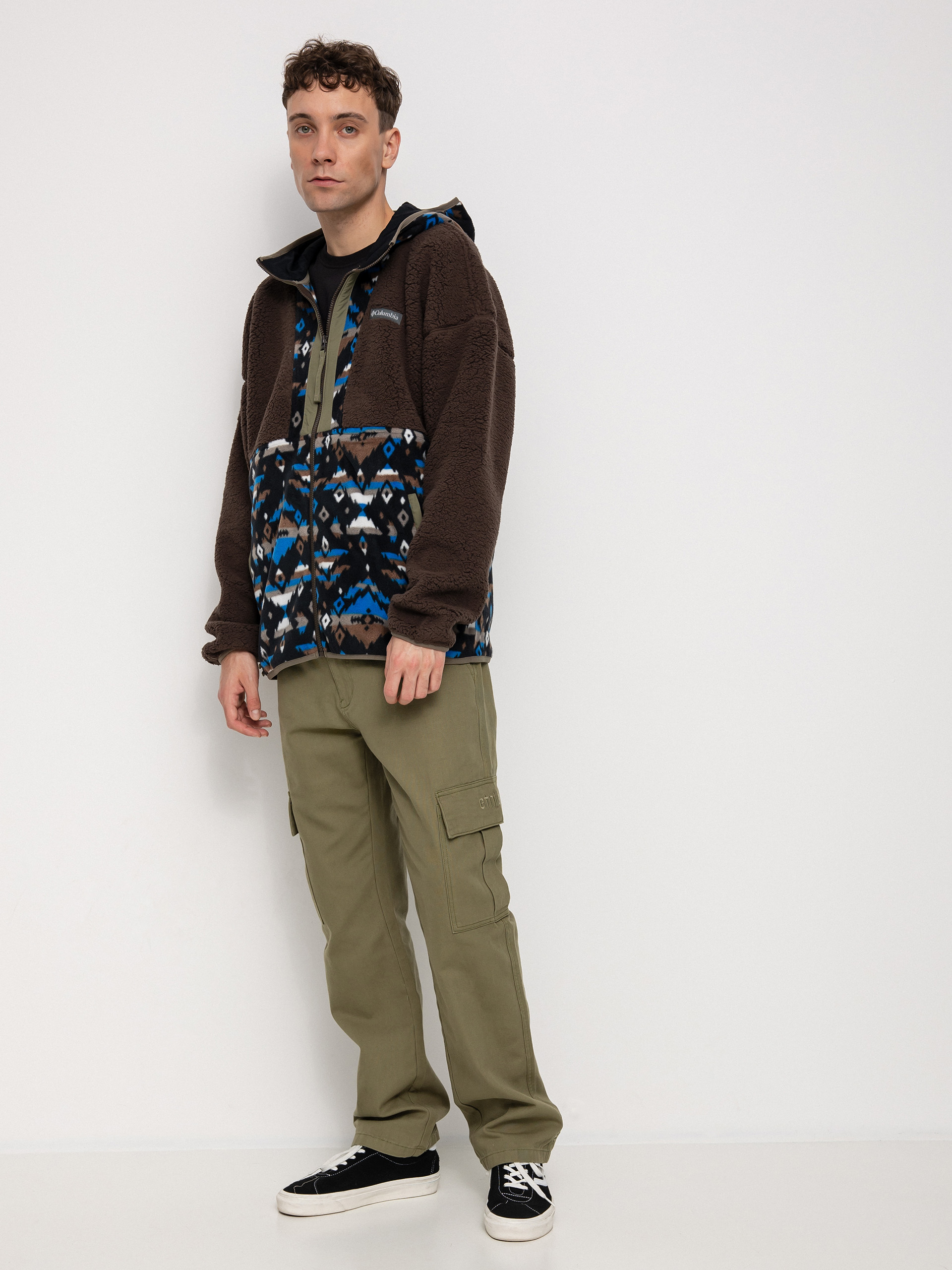 Męski Polar Columbia Backbowl Sherpa FHD (cordovan brigh)