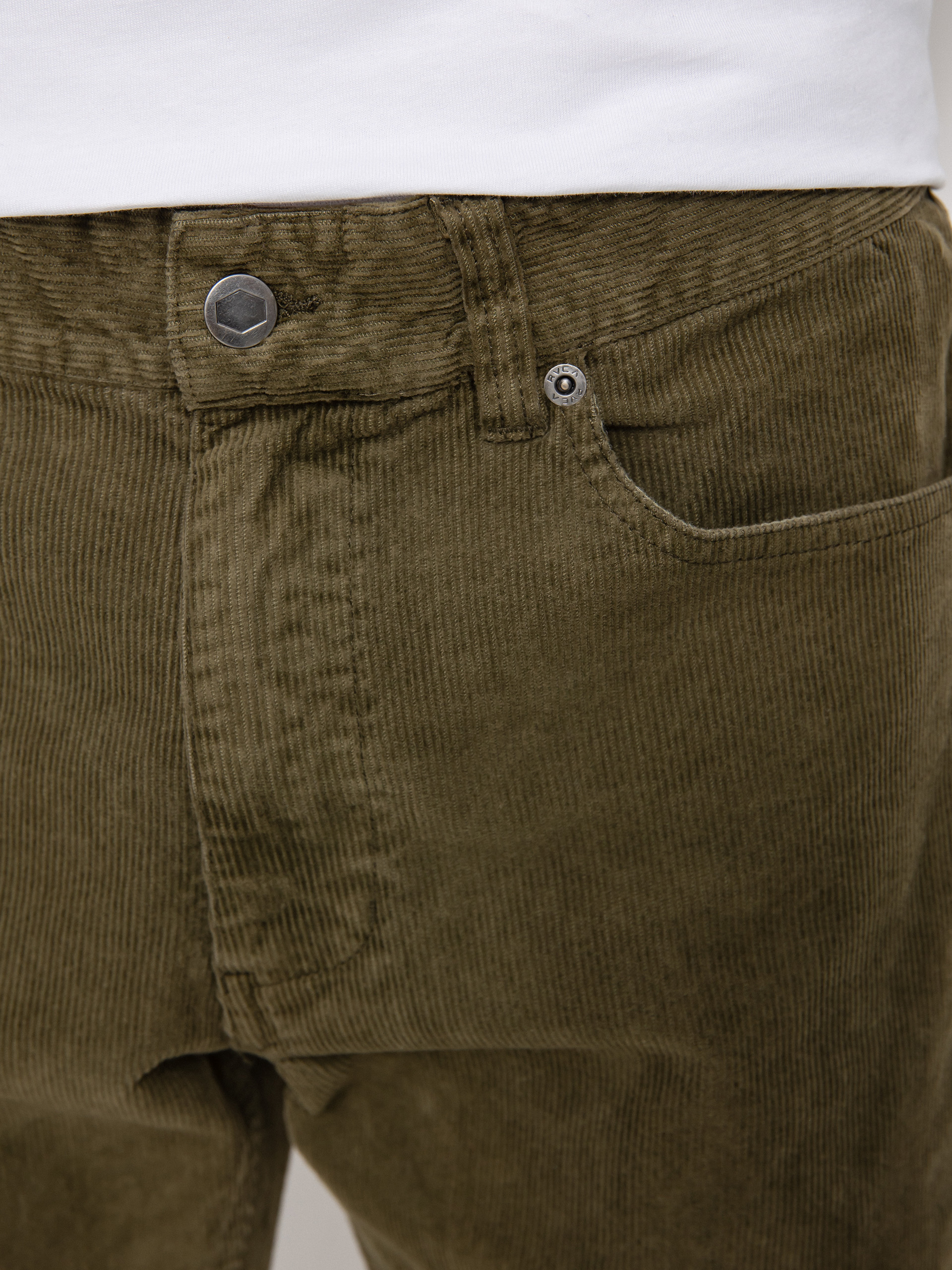 Spodnie RVCA Daggers Pigment Cord (olive)