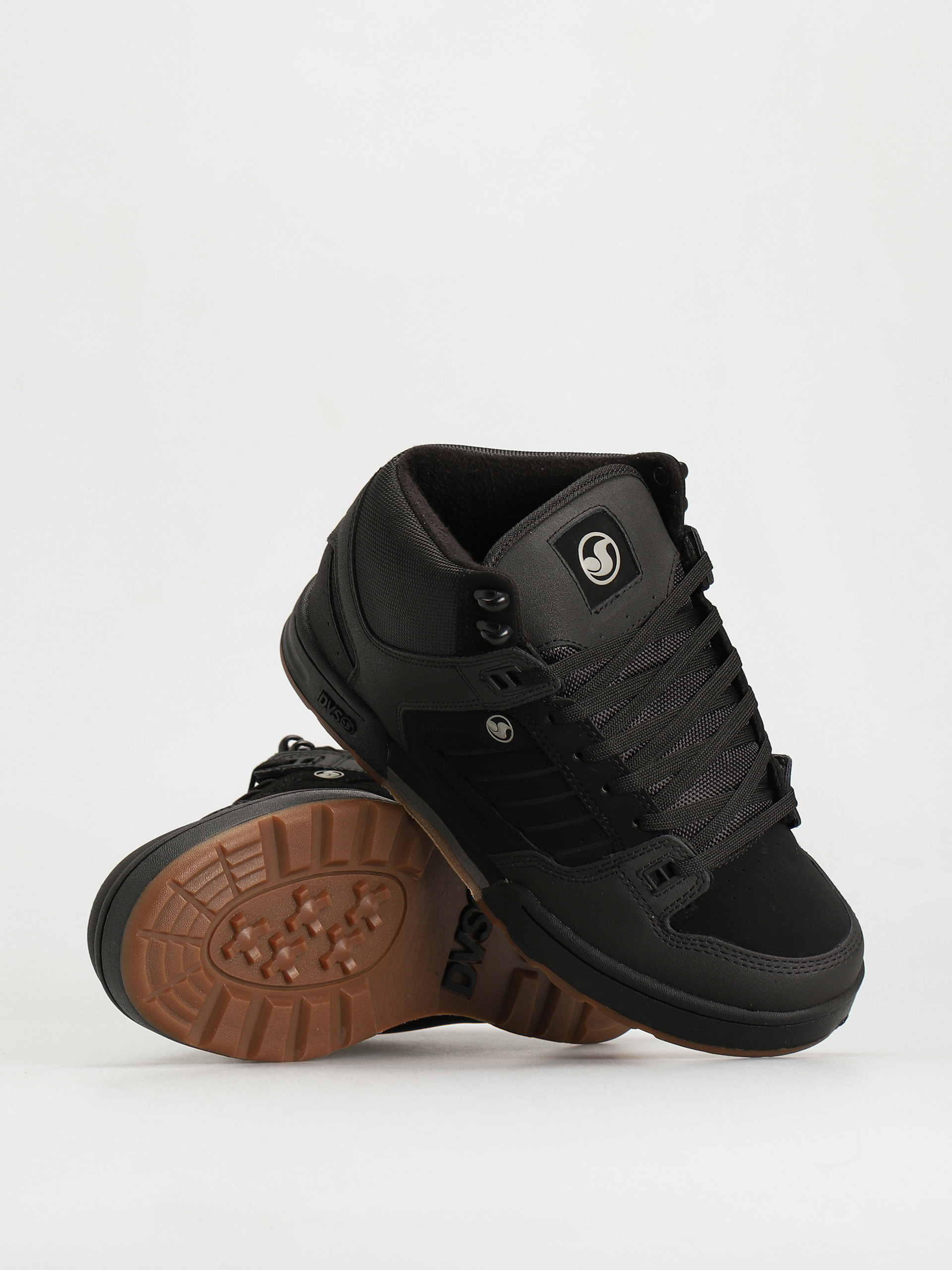 Buty DVS Militia Boot (black black gum nubuck)