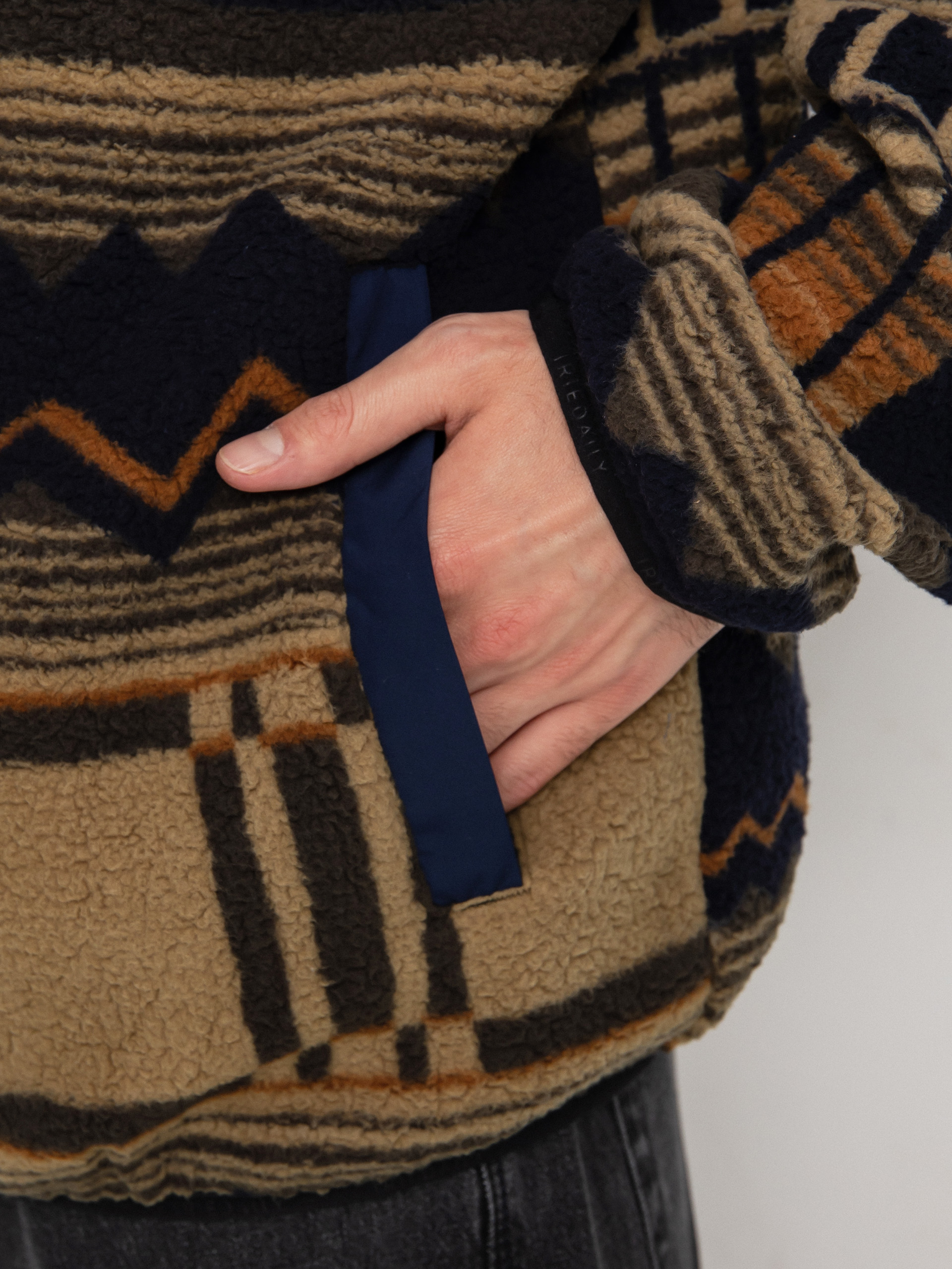 Męski Polar Iriedaily Insaneia (khaki)