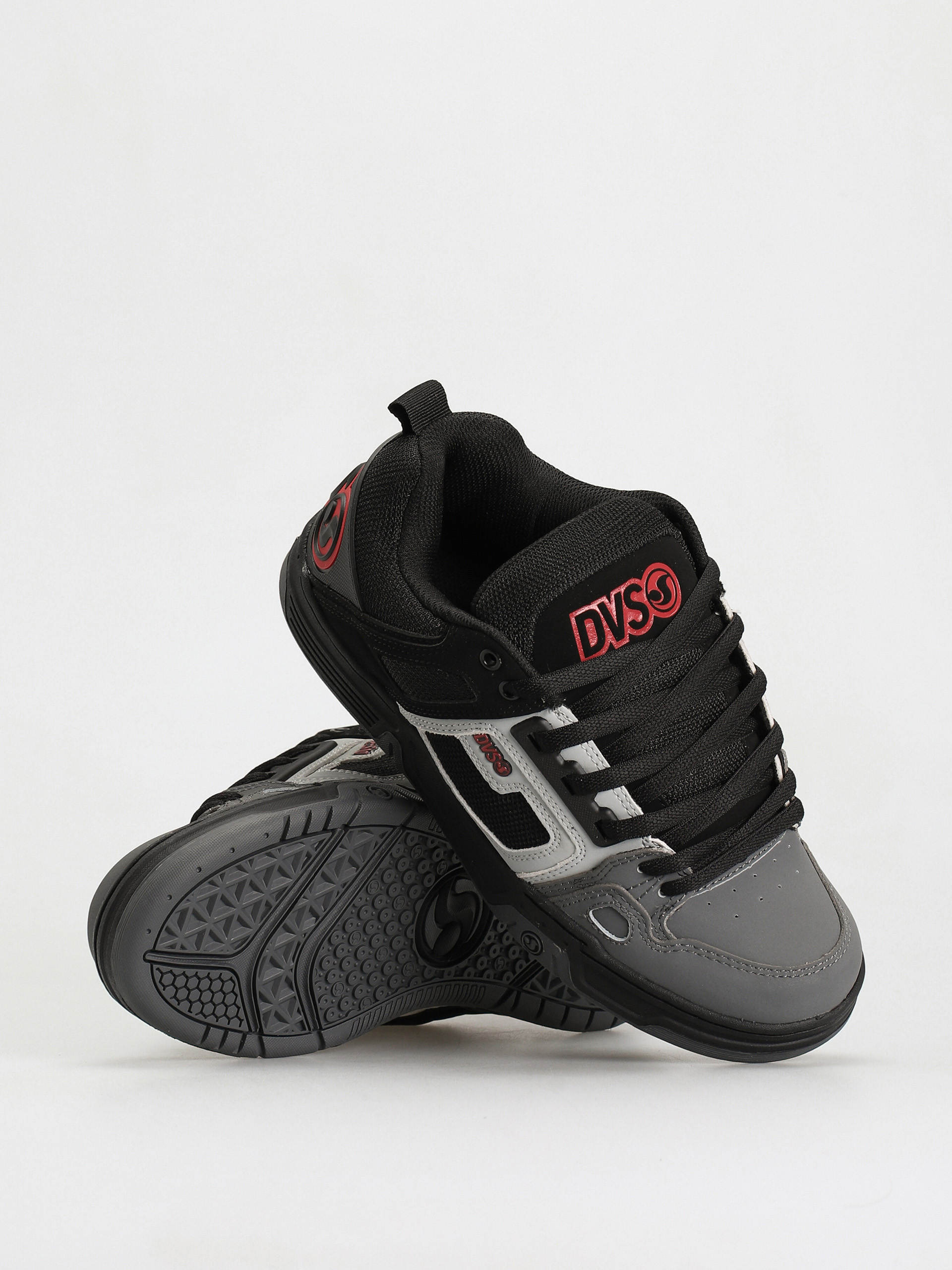 Buty DVS Comanche (black gray red nubuck)