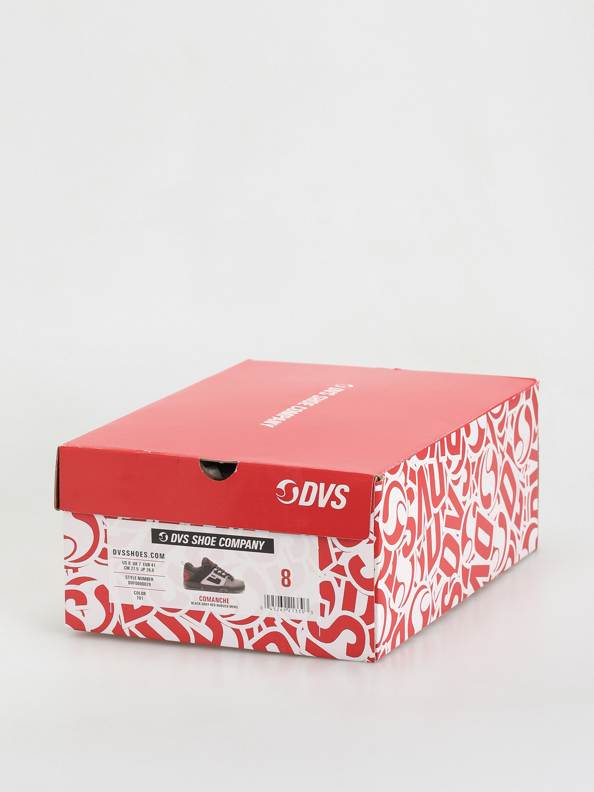 Buty DVS Comanche (black gray red nubuck)