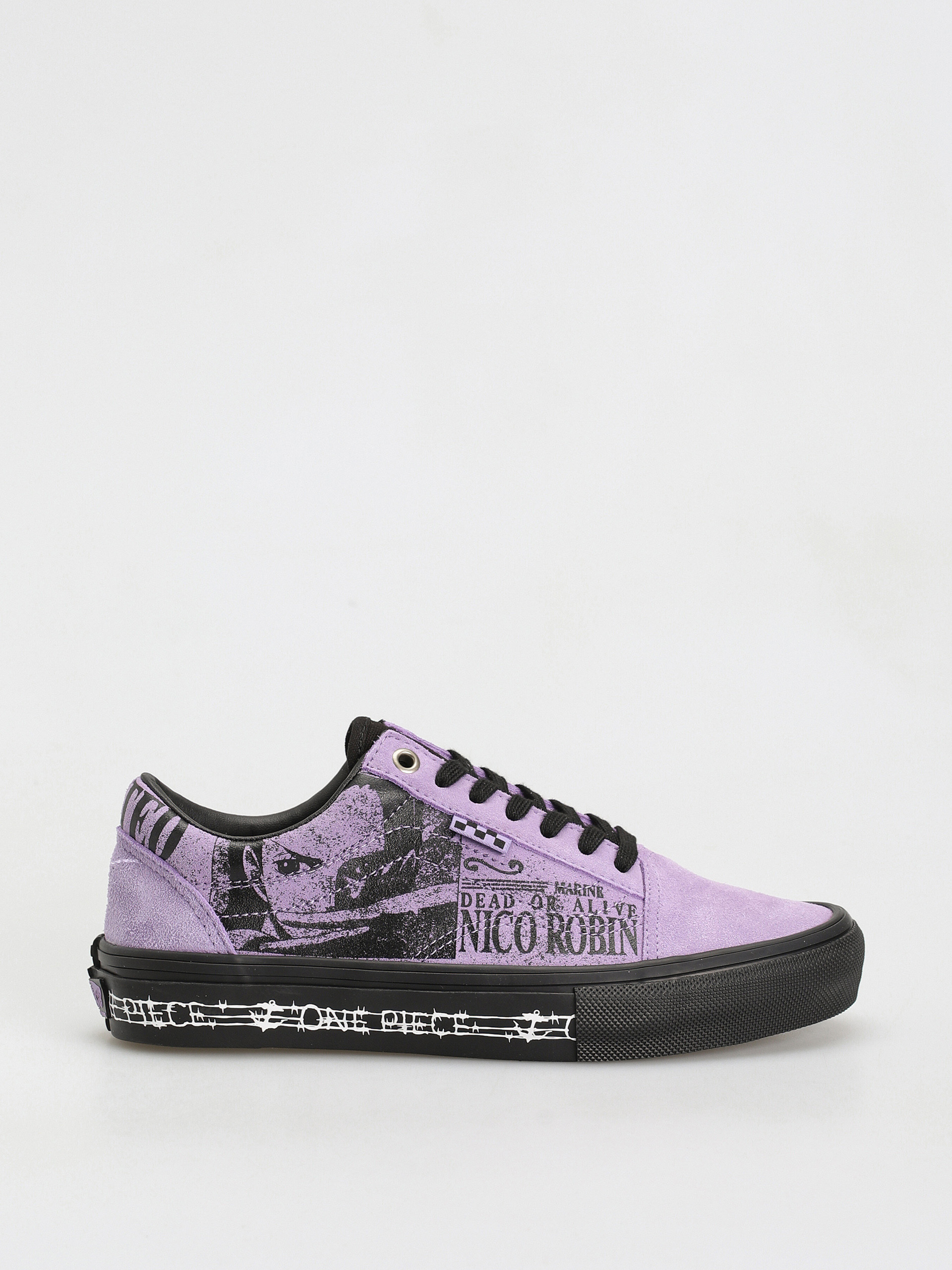 Buty Vans X One Piece Skate Old Skool (wanted nico robin purple)