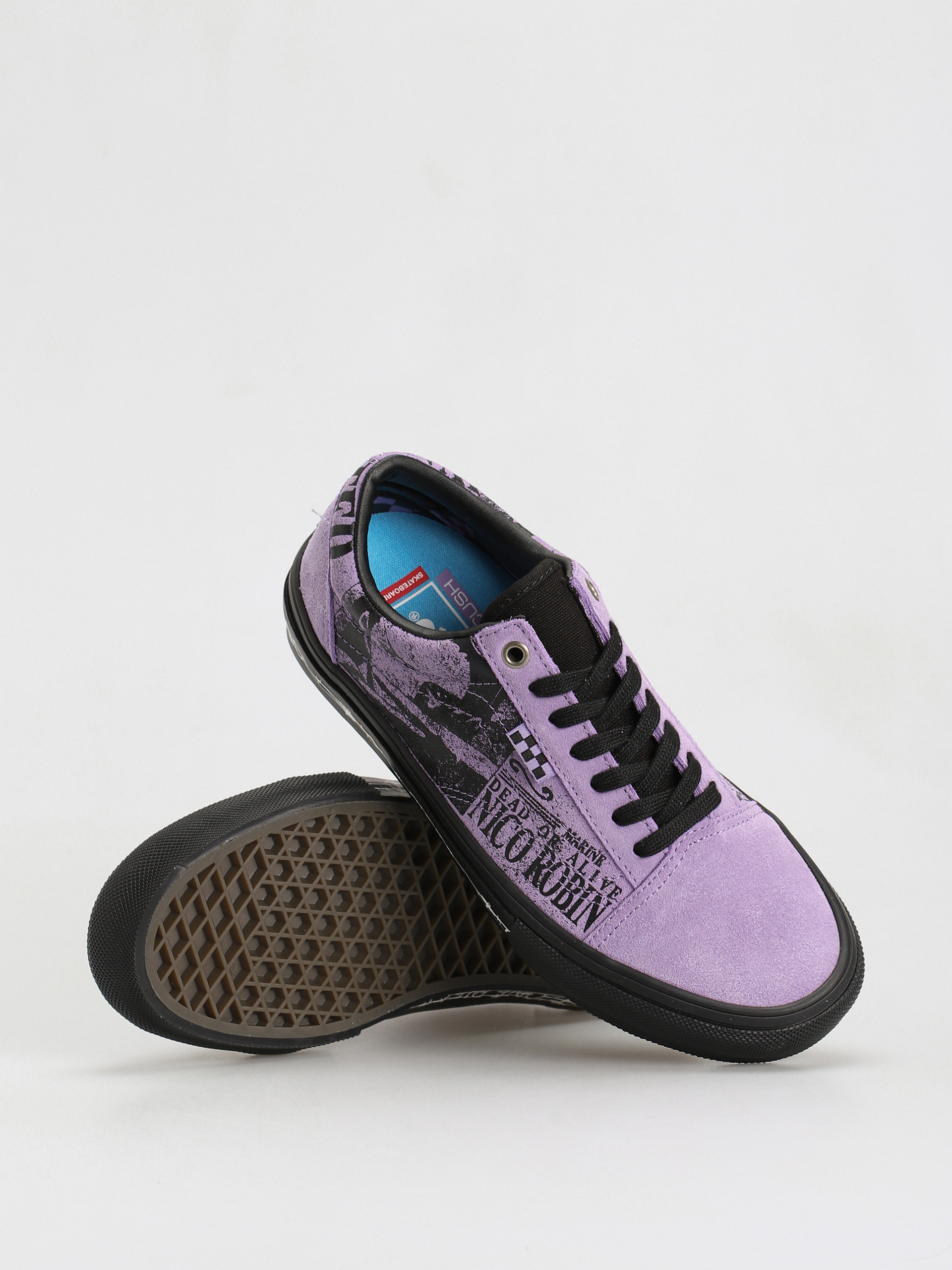 Buty Vans X One Piece Skate Old Skool (wanted nico robin purple)