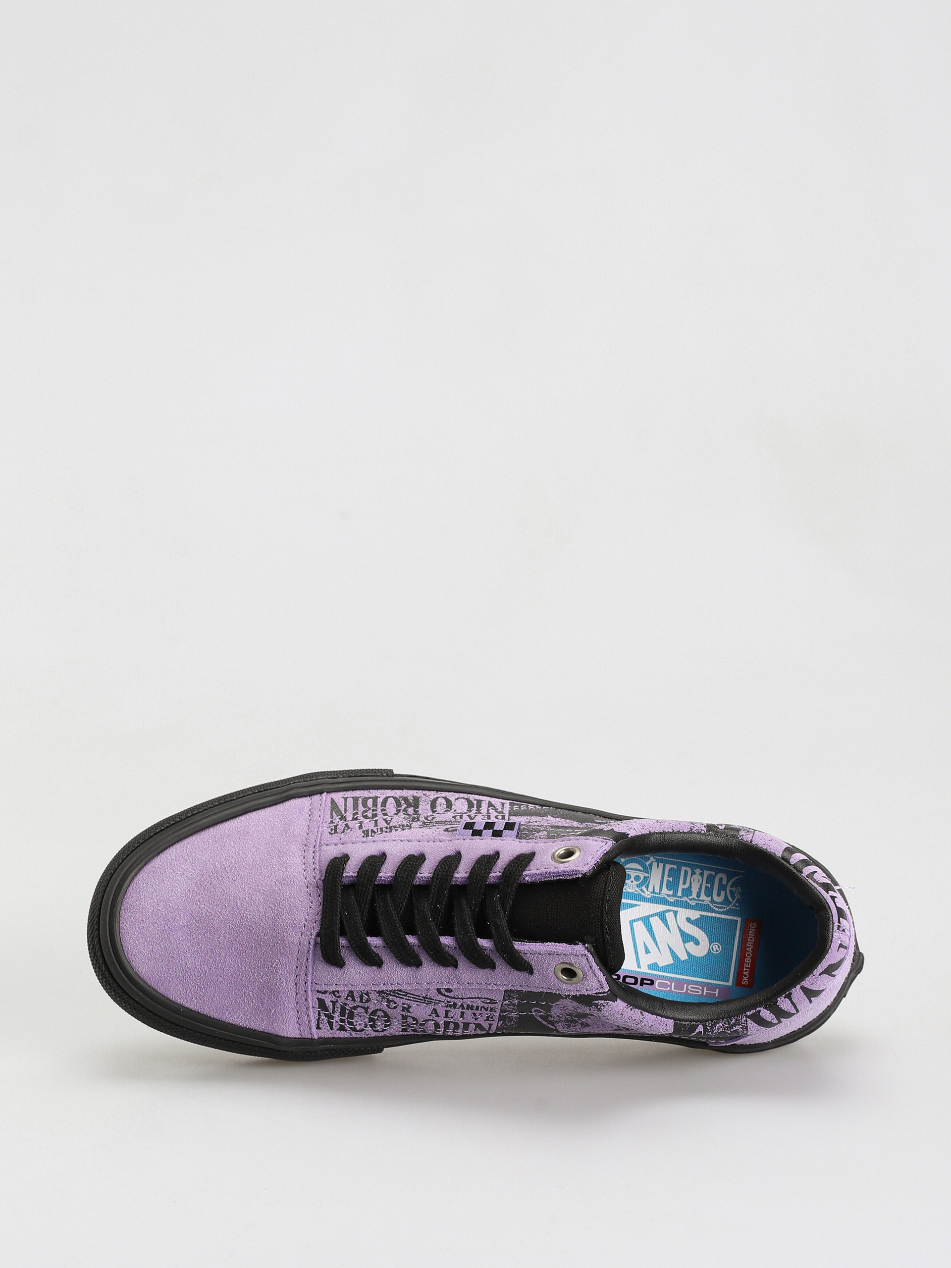 Buty Vans X One Piece Skate Old Skool (wanted nico robin purple)